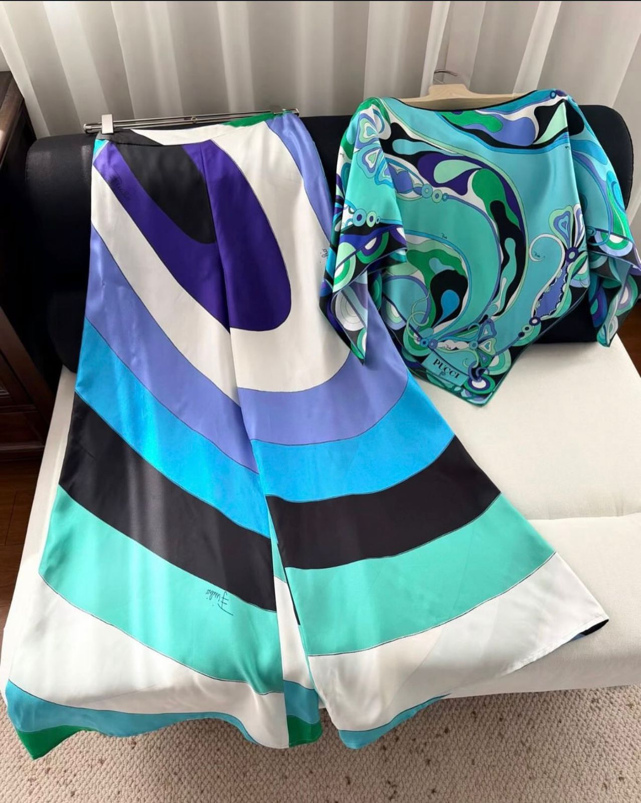 PUCCI Orchidee-print Blouse | Green