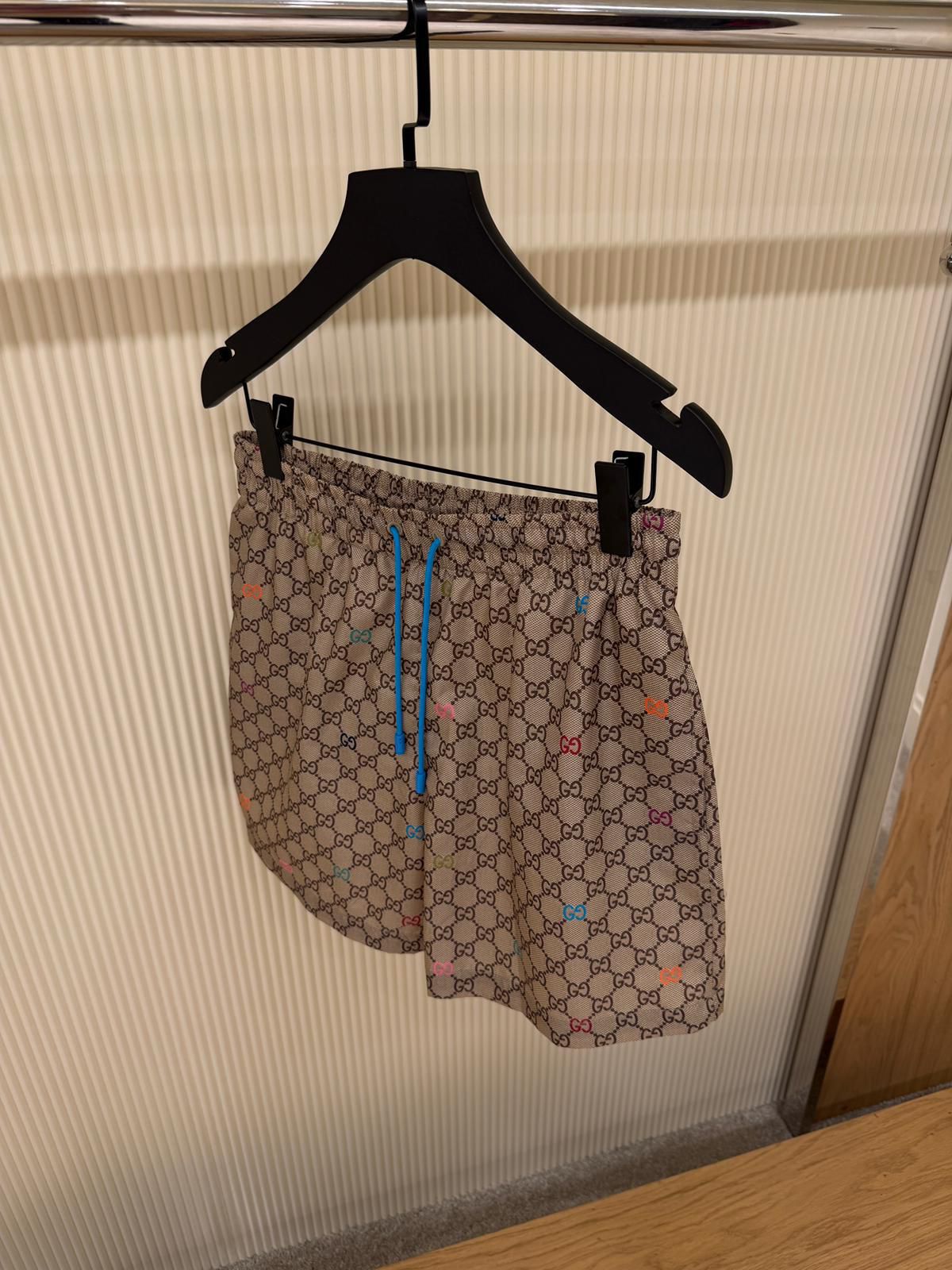 Gucci GG Supreme-print Swim Shorts