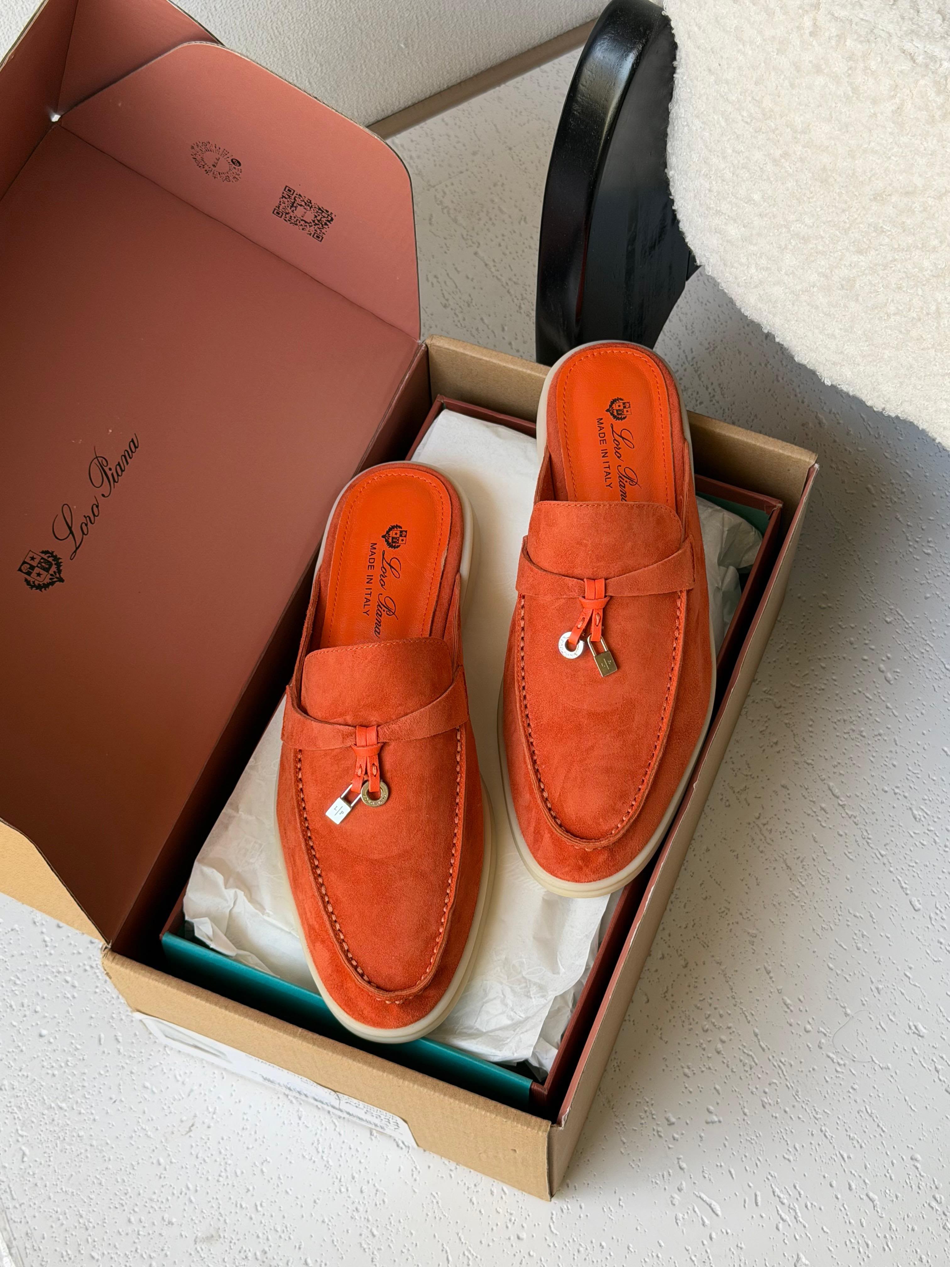 Loro Piana Babouche Charms Flat