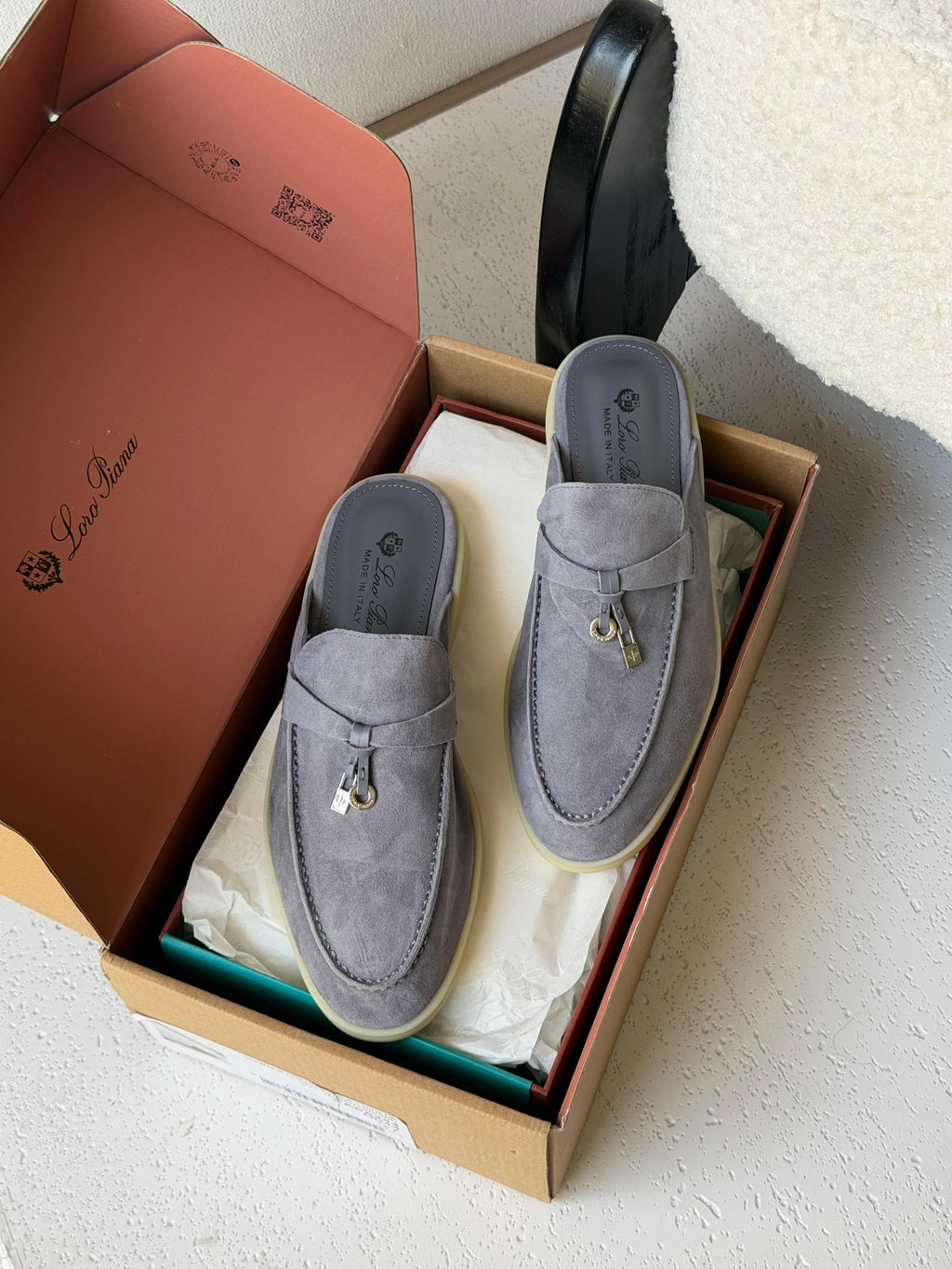Loro Piana Babouche Charms Flat