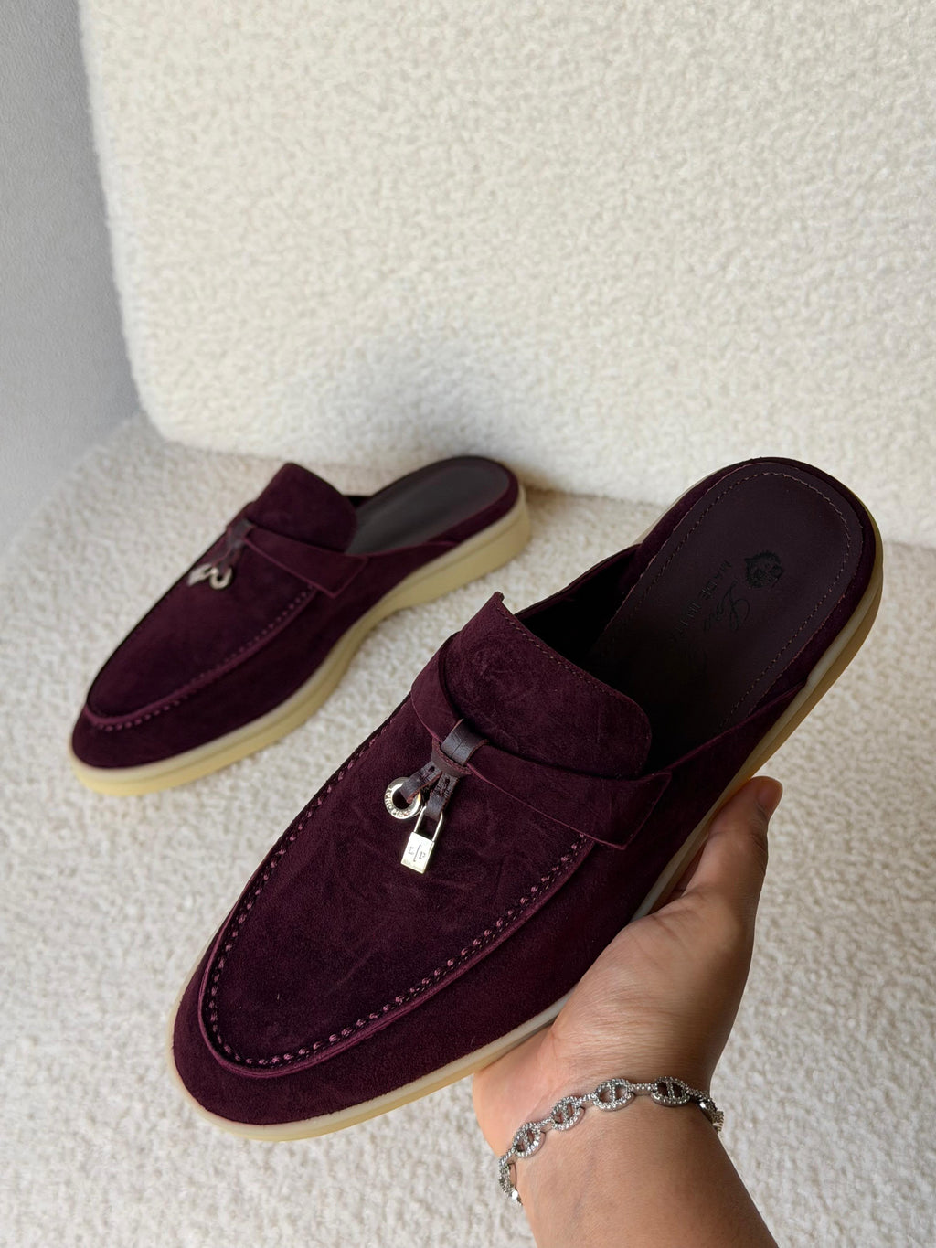 Loro Piana Babouche Charms Flat