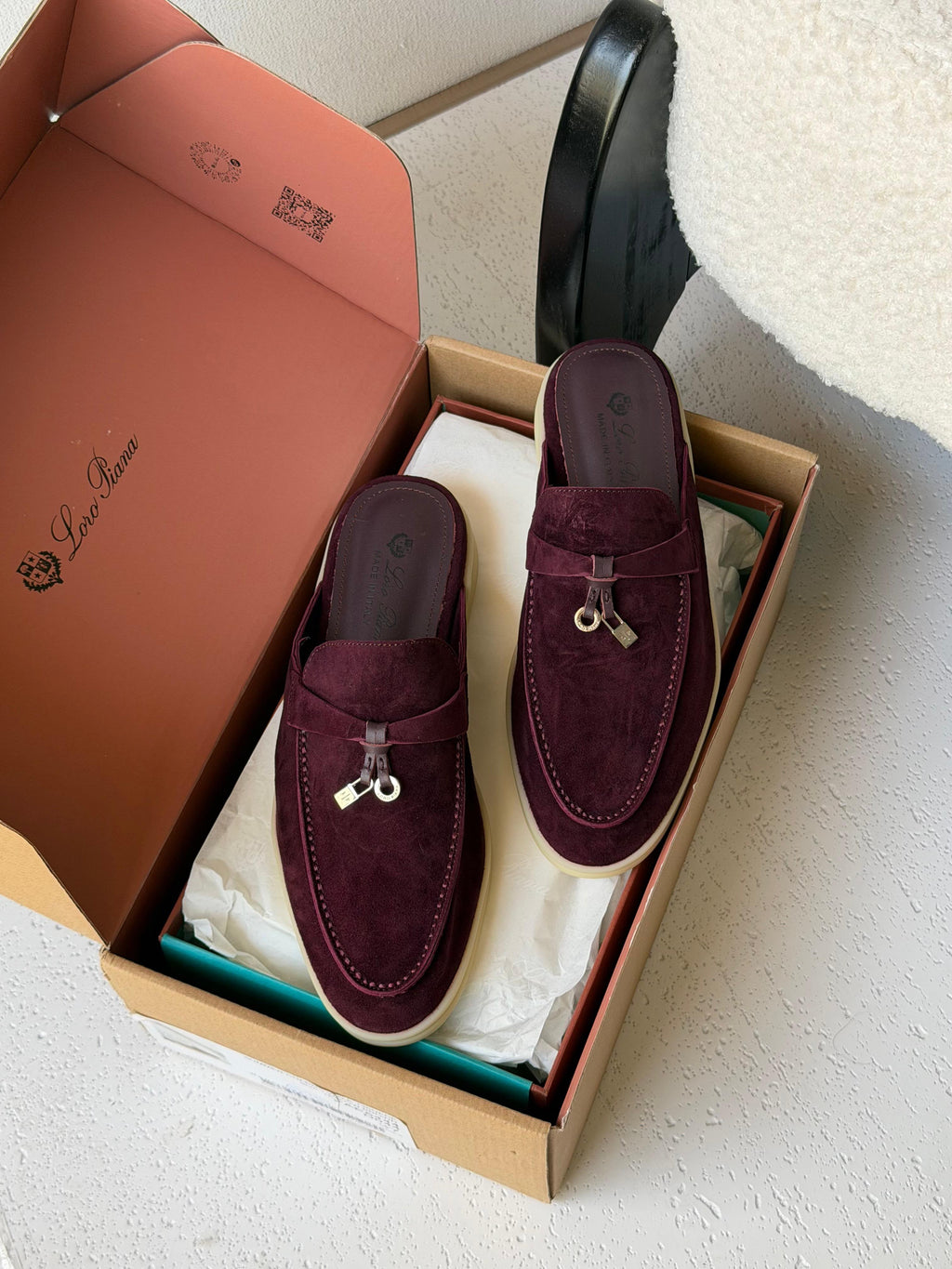 Loro Piana Babouche Charms Flat