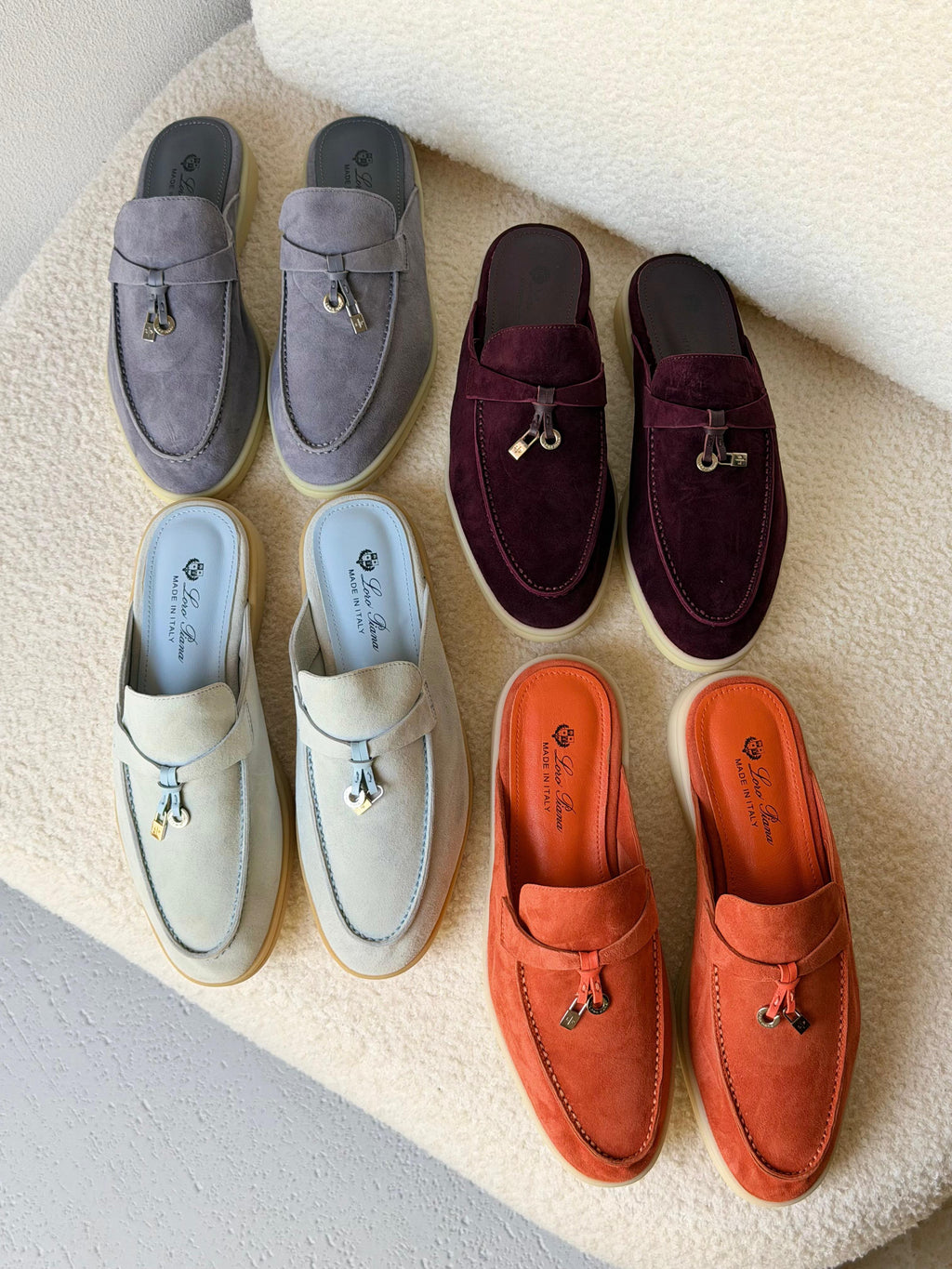 Loro Piana Babouche Charms Flat