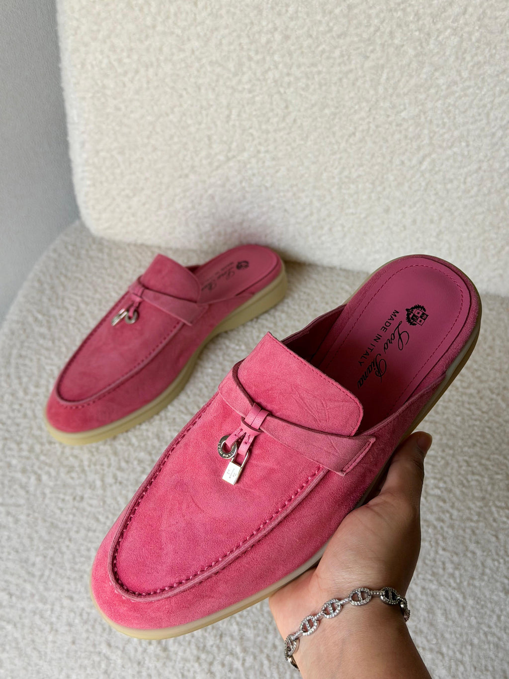 Loro Piana Babouche Charms Flat.