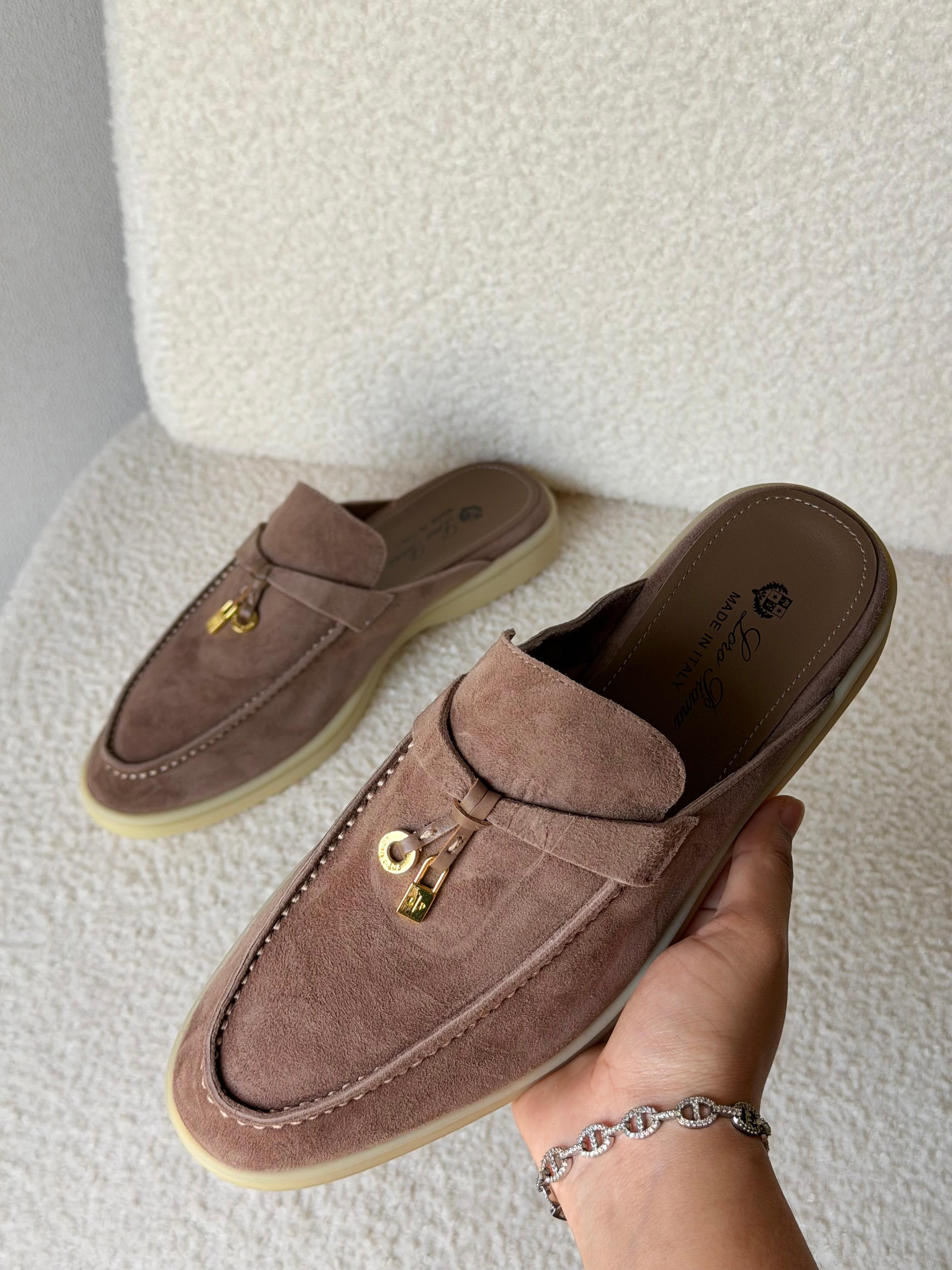 Loro Piana Babouche Charms Flat.