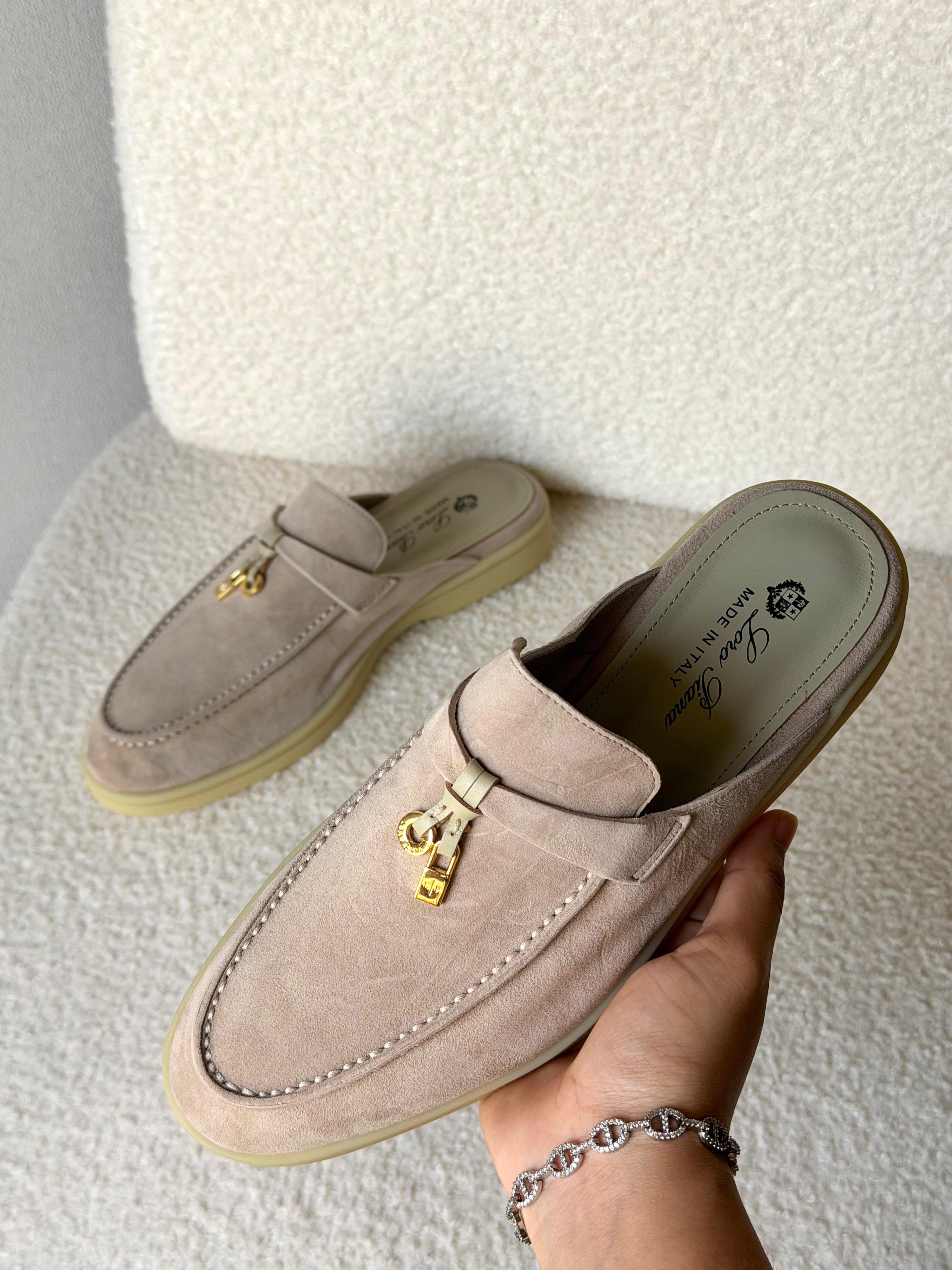 Loro Piana Babouche Charms Flat.
