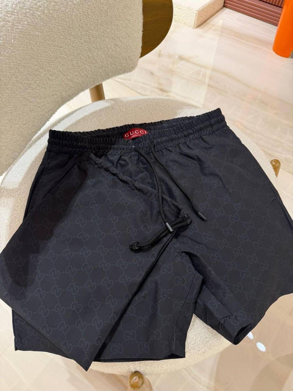 Gucci GG Print Nylon Swim Shorts