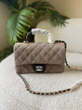 Chanel Flap Bag — Suede