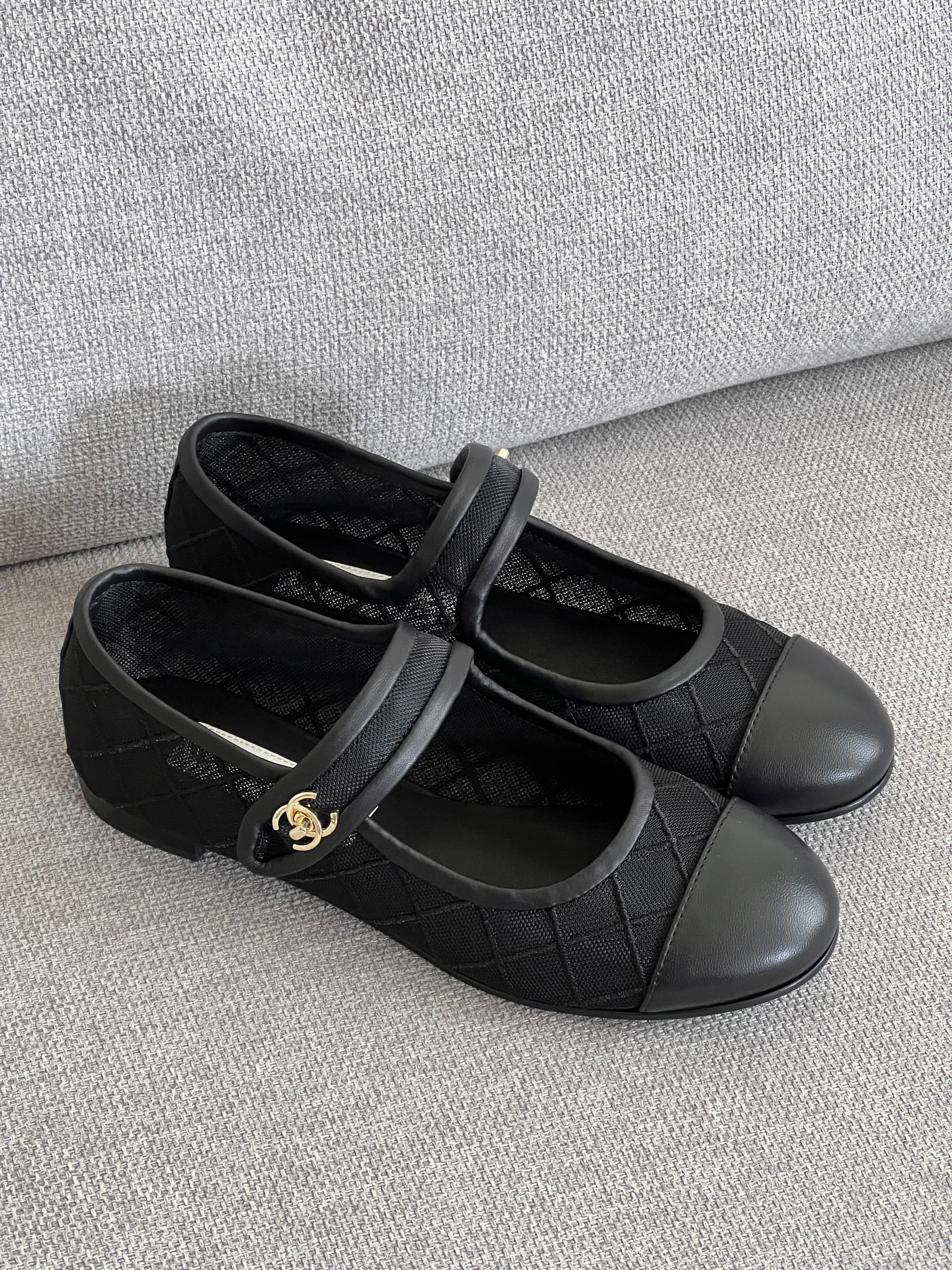 CHANEL Mary Jane Ballet Flats