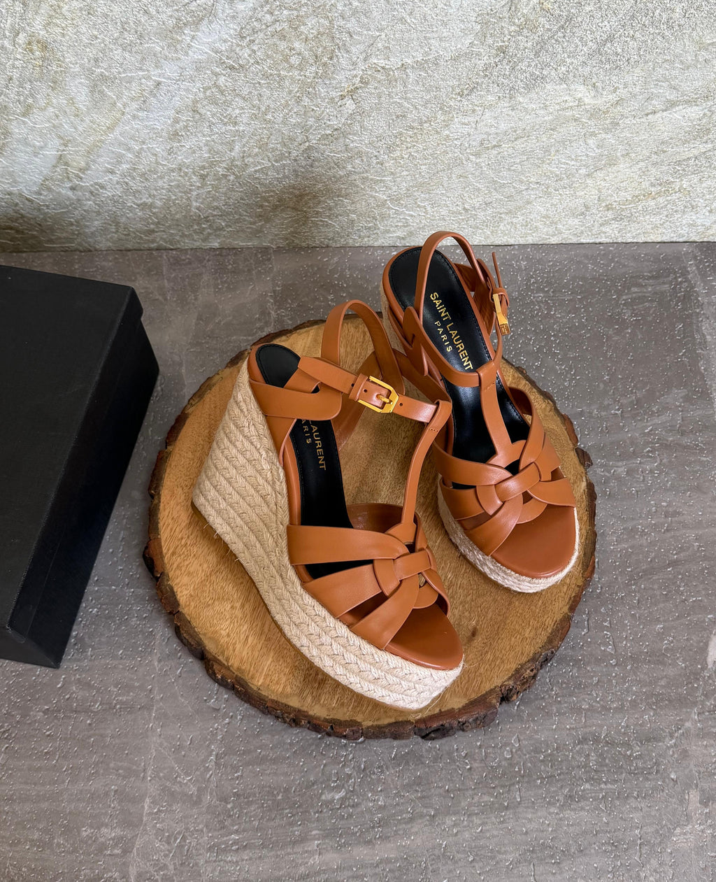 YSL Espadrilles Wedge Sandals