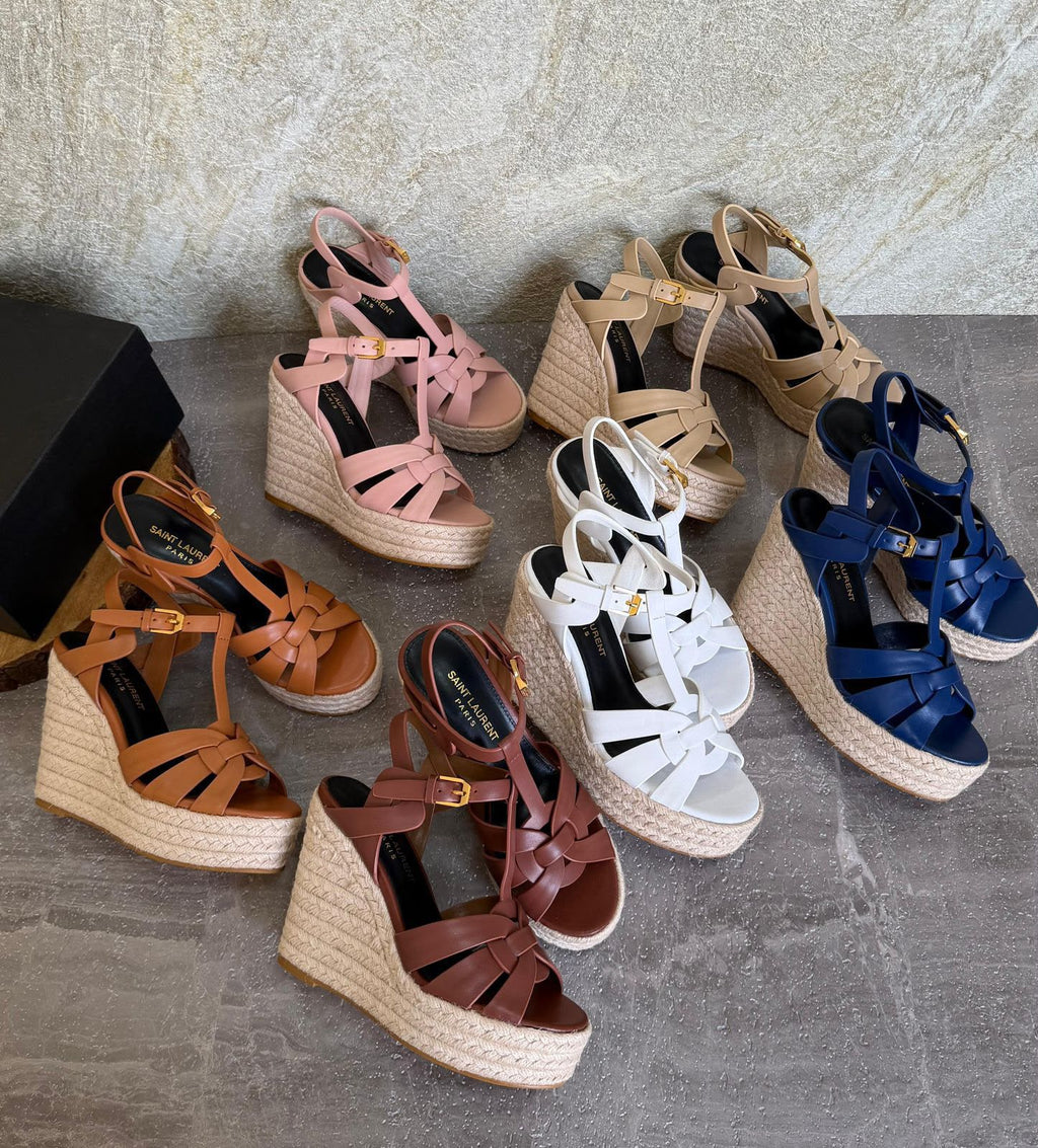 YSL Espadrilles Wedge Sandals