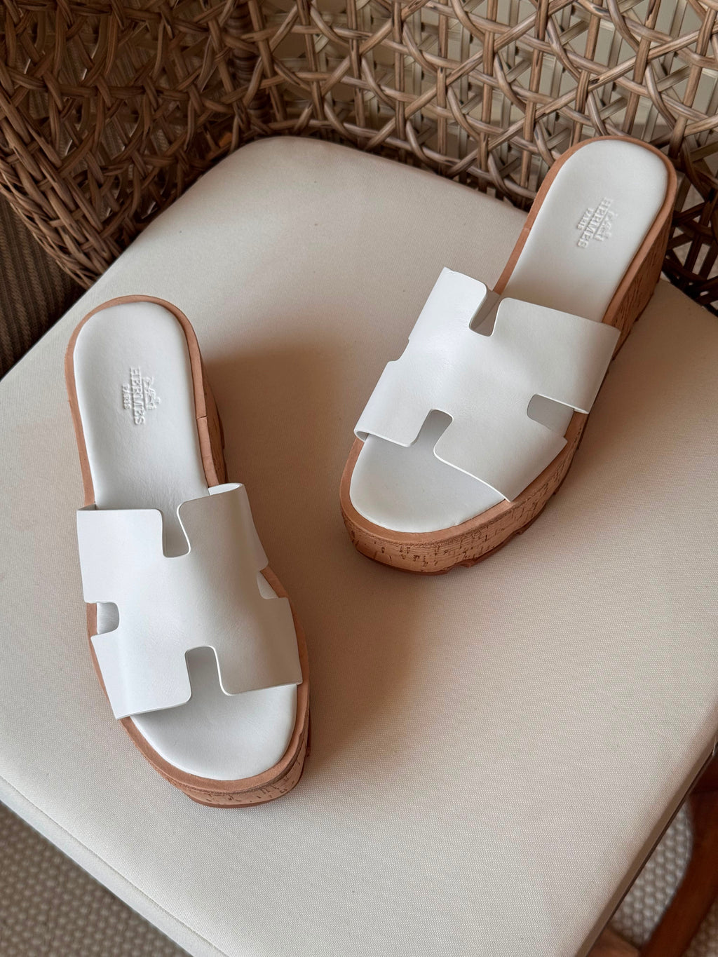 Hermes Luce 30 Sandals in Suede