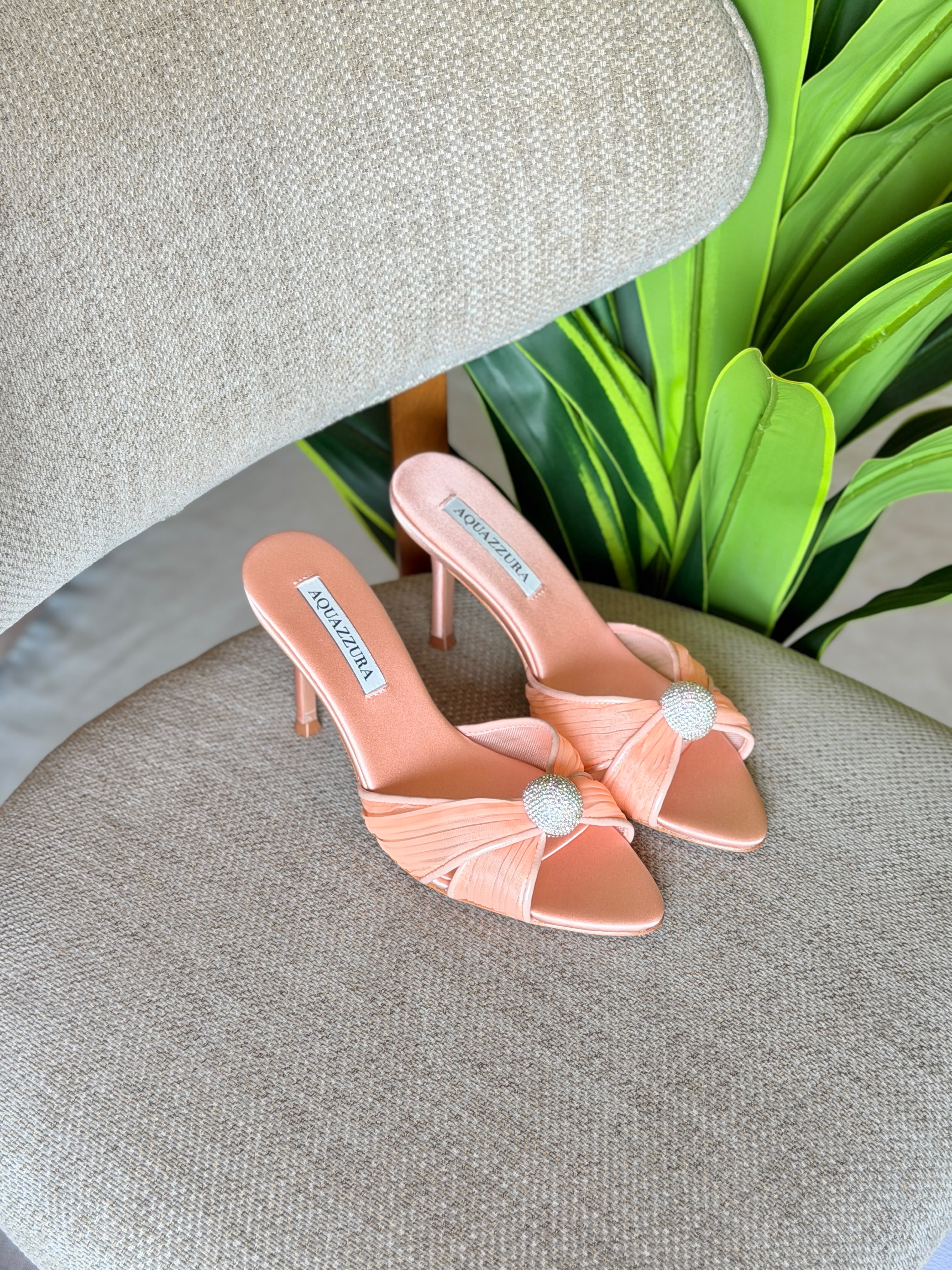 Aquazzura Embellished Mystery Mules 85