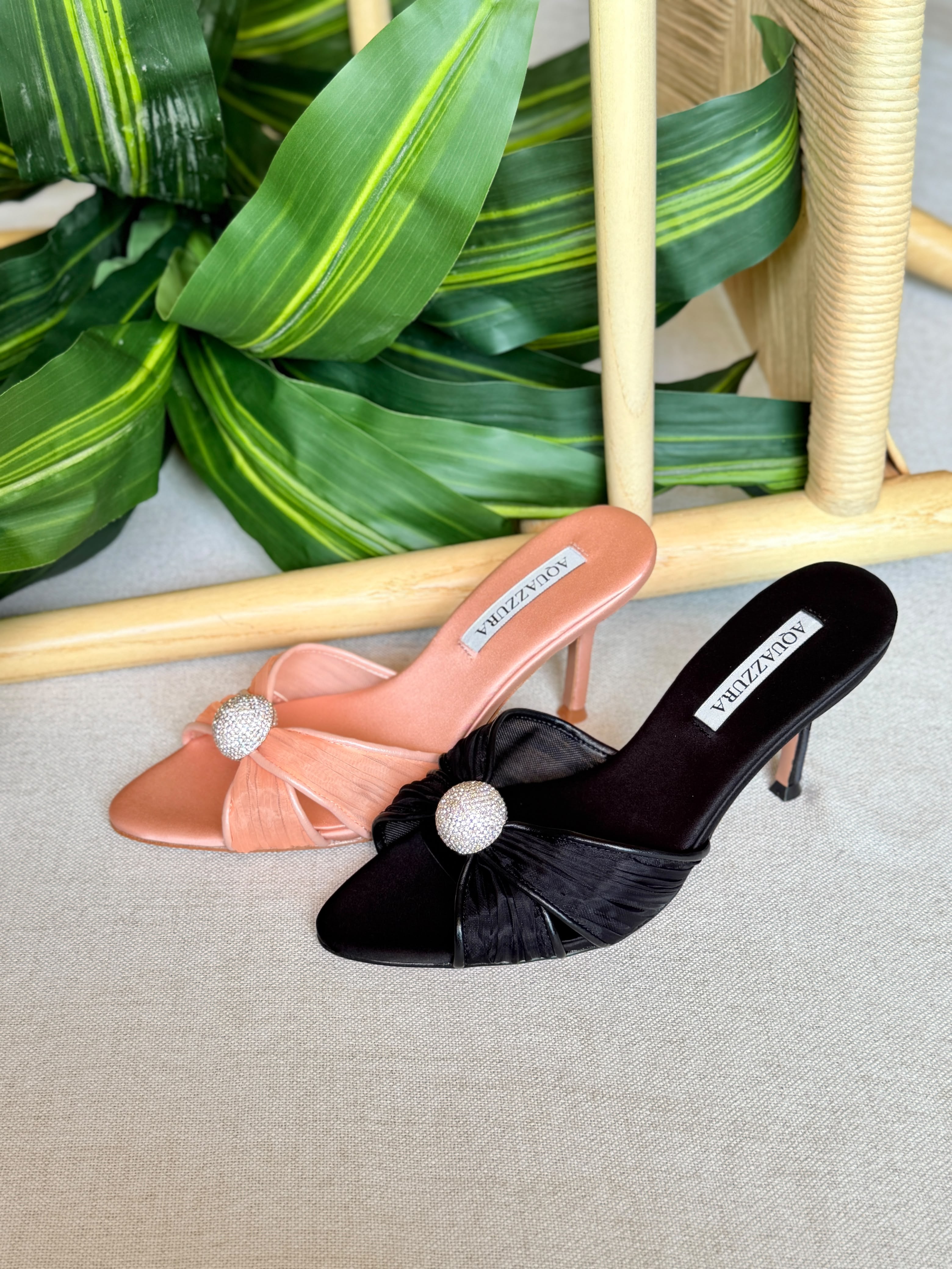 Aquazzura Embellished Mystery Mules 85