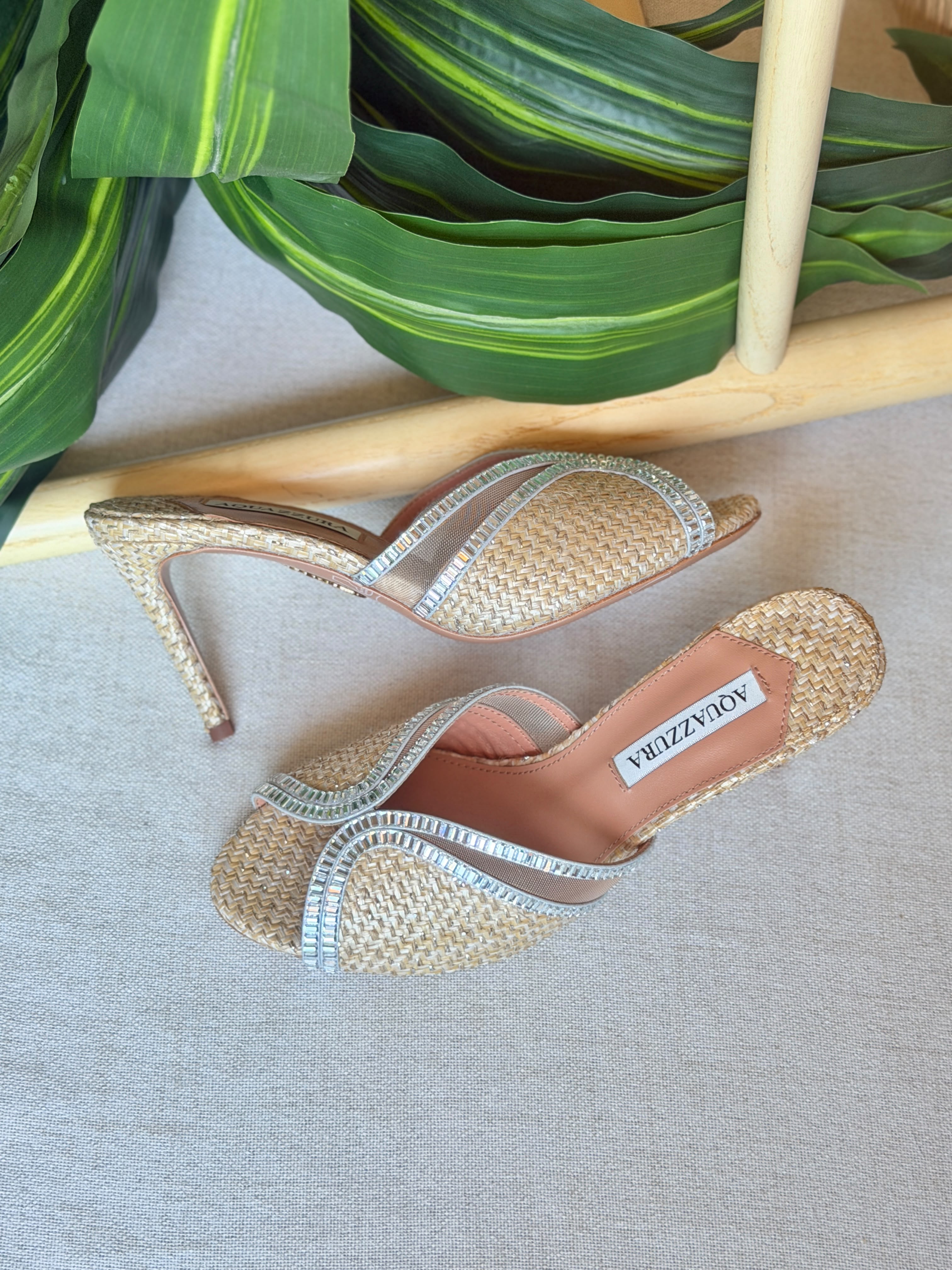 Aquazzura Wild Aurora 75 Mules