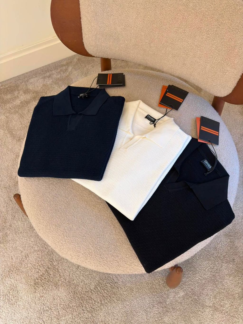 ZEGNA Oasi Lino Polo Shirt