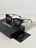 Chanel Acetate CC Rectangle Sunglasses