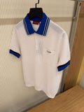Gucci Cotton piquet polo shirt with intarsia