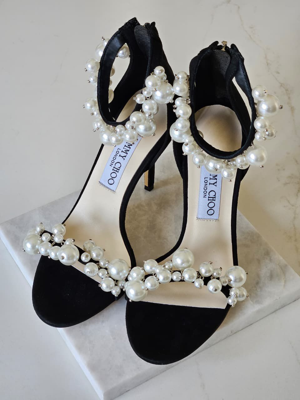 Jimmy Choo Maisel 100 Embellished Leather Sandals