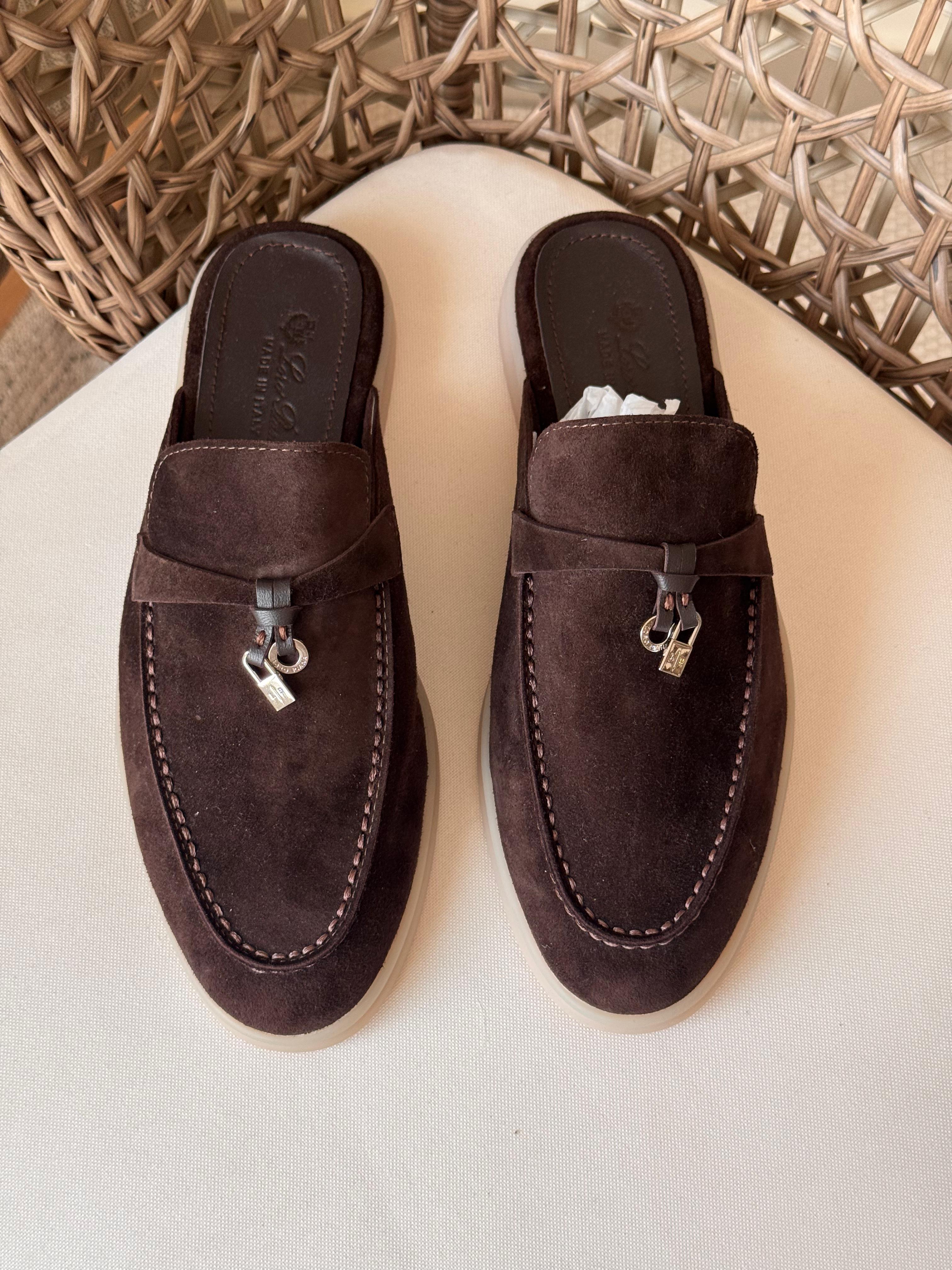 LORO PIANA Babouche Charms Walk Loafers
