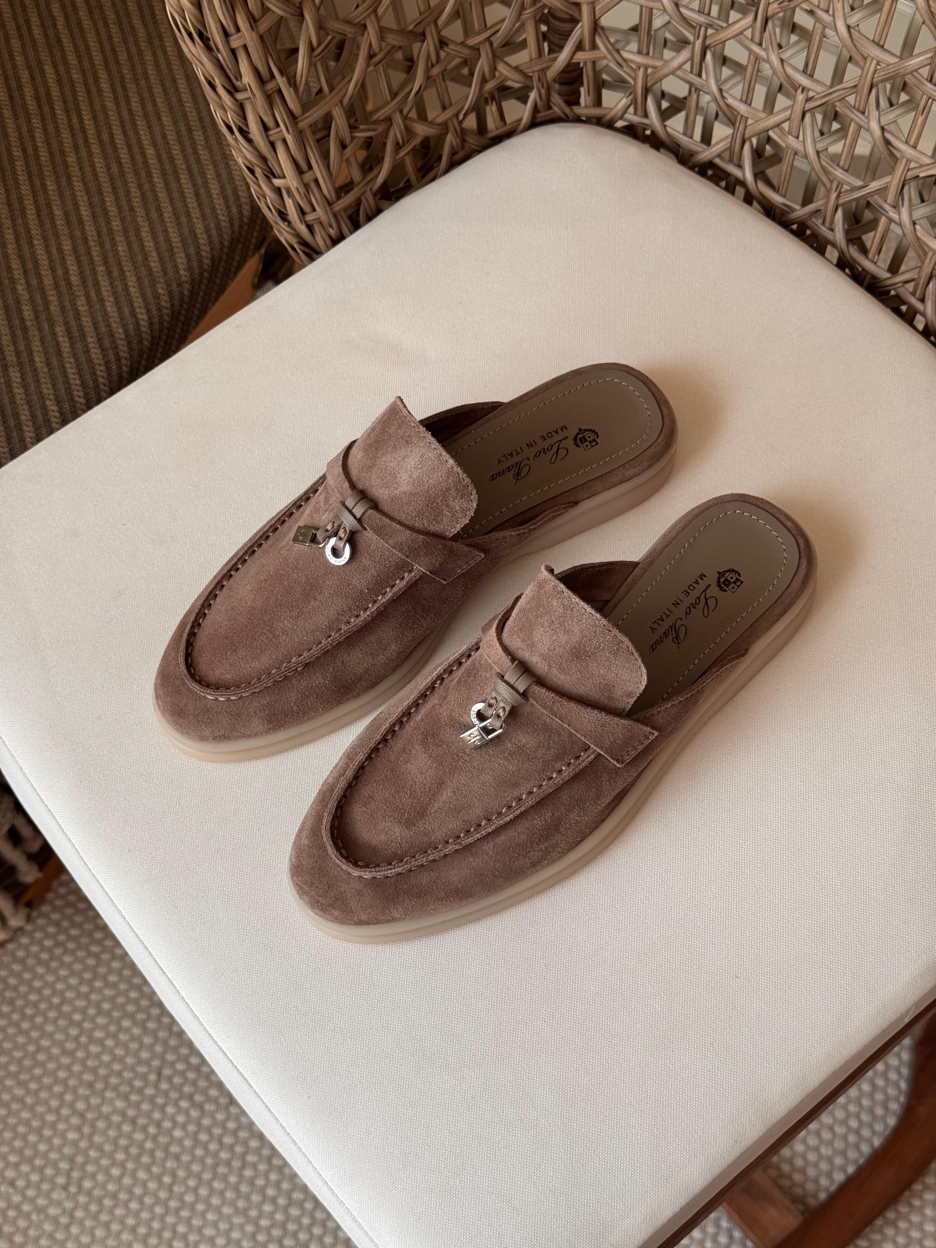 LORO PIANA Babouche Charms Walk Loafers