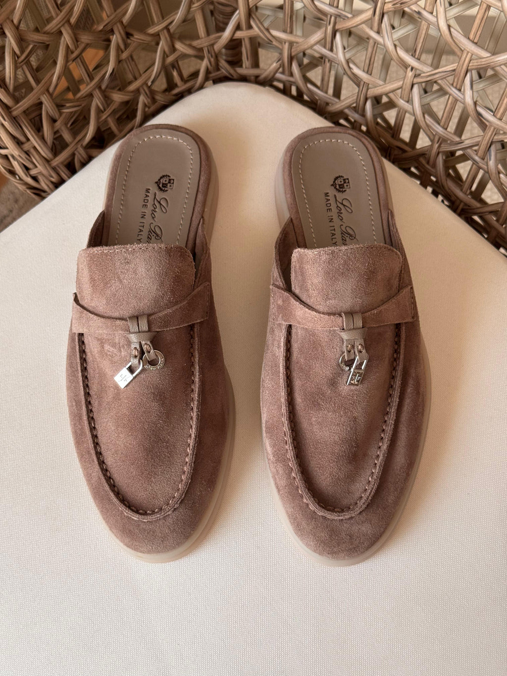 LORO PIANA Babouche Charms Walk Loafers