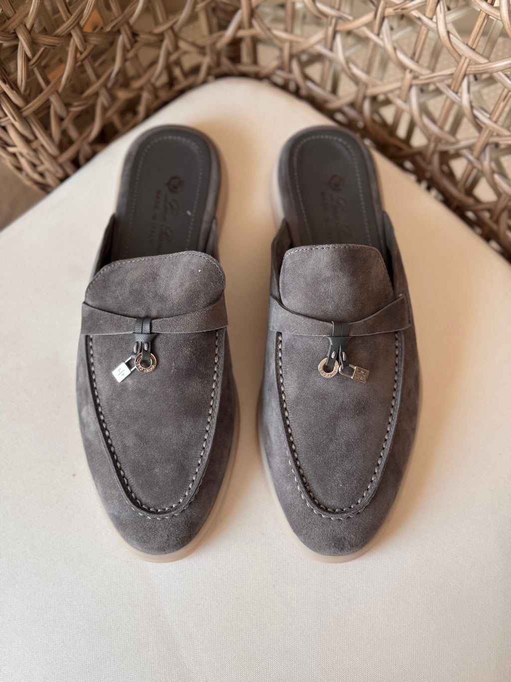 LORO PIANA Babouche Charms Walk Loafers