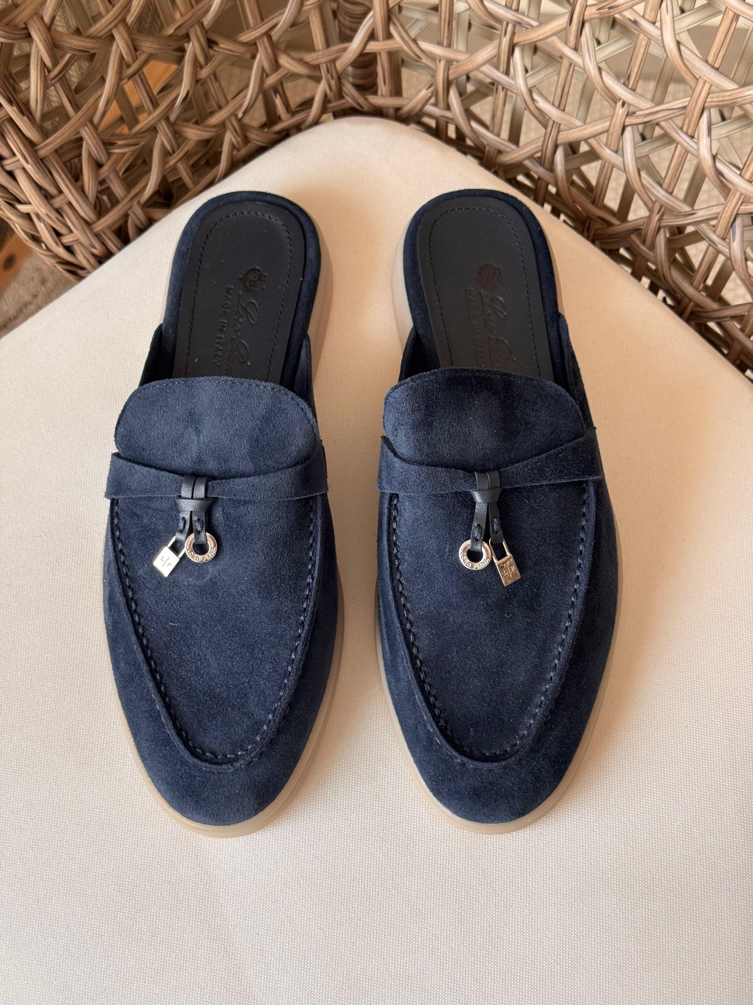 LORO PIANA Babouche Charms Walk Loafers