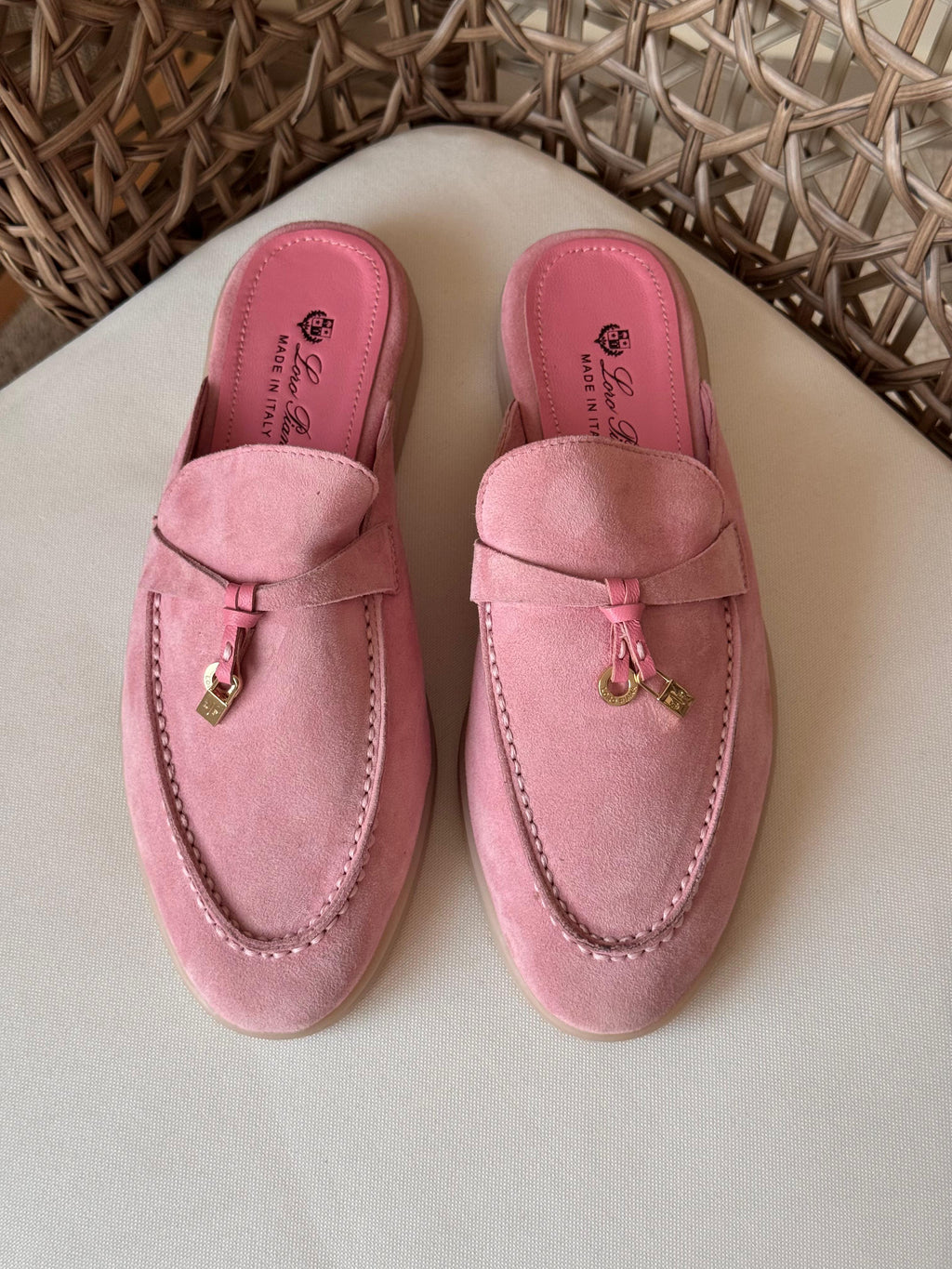 LORO PIANA Babouche Charms Walk Loafers