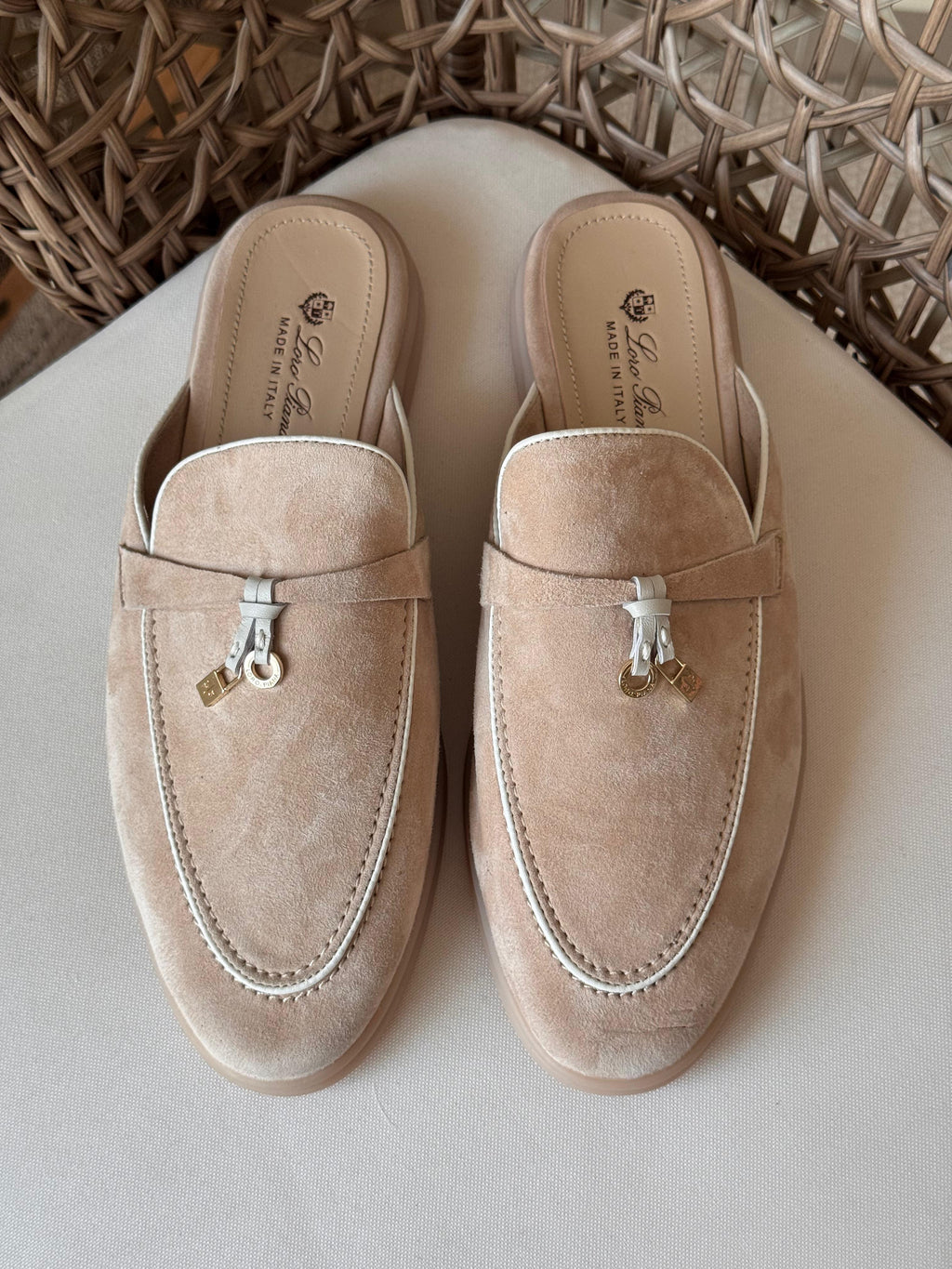 LORO PIANA Babouche Charms Walk Loafers