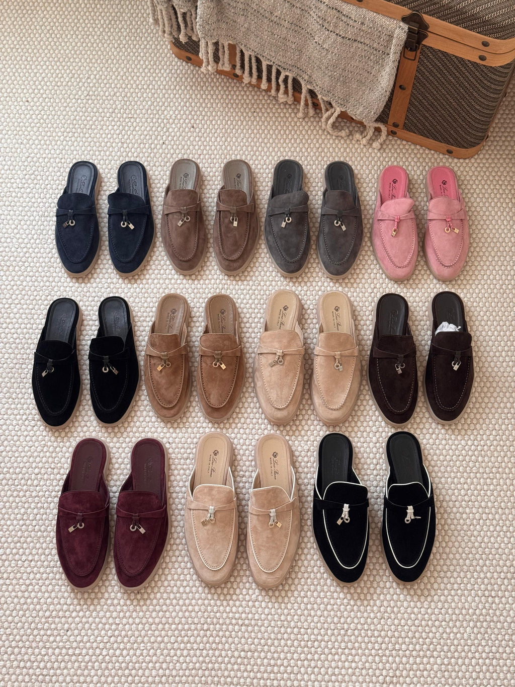 LORO PIANA Babouche Charms Walk Loafers