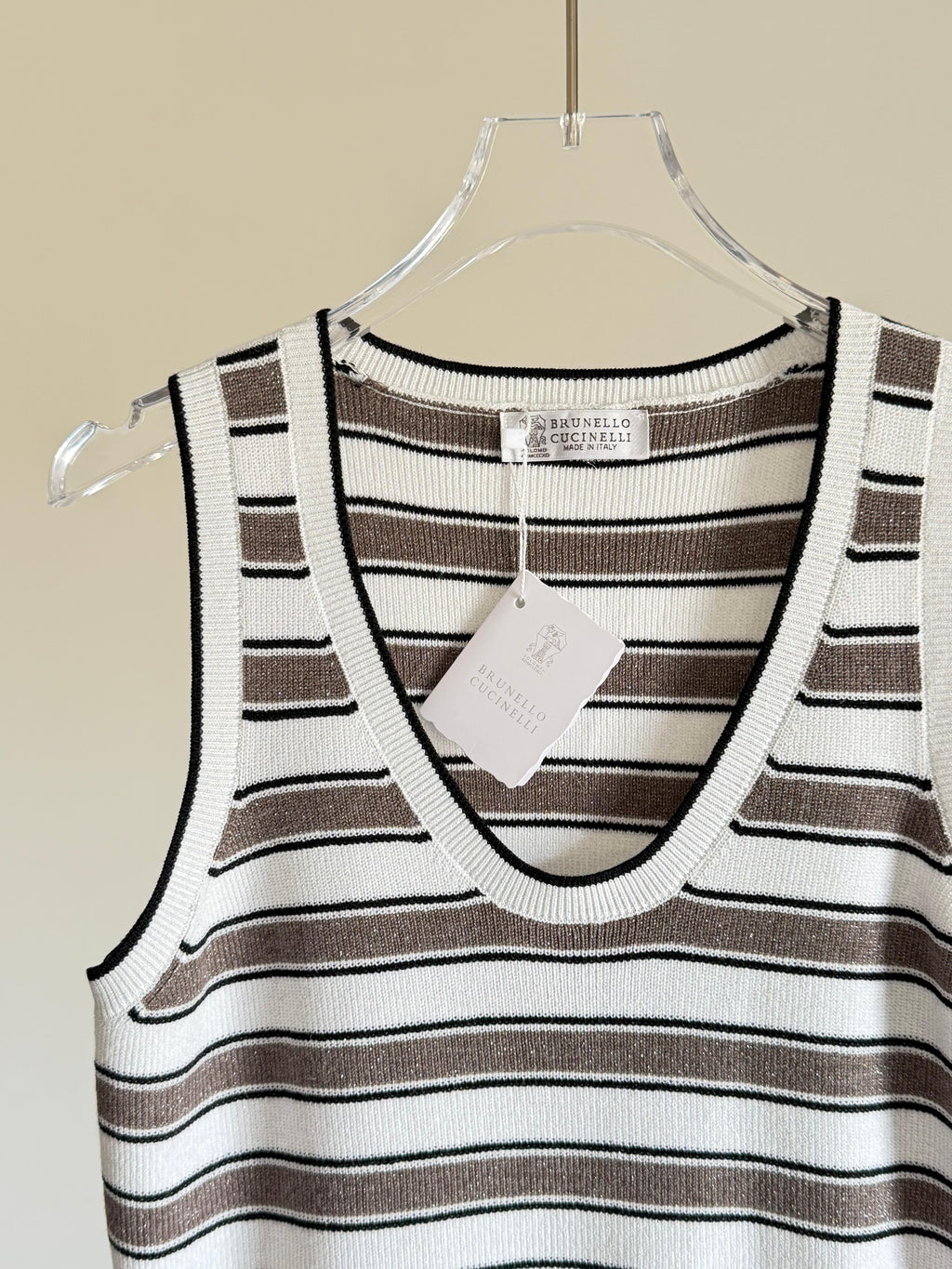 Brunello Cucinelli Cotton Knit Top