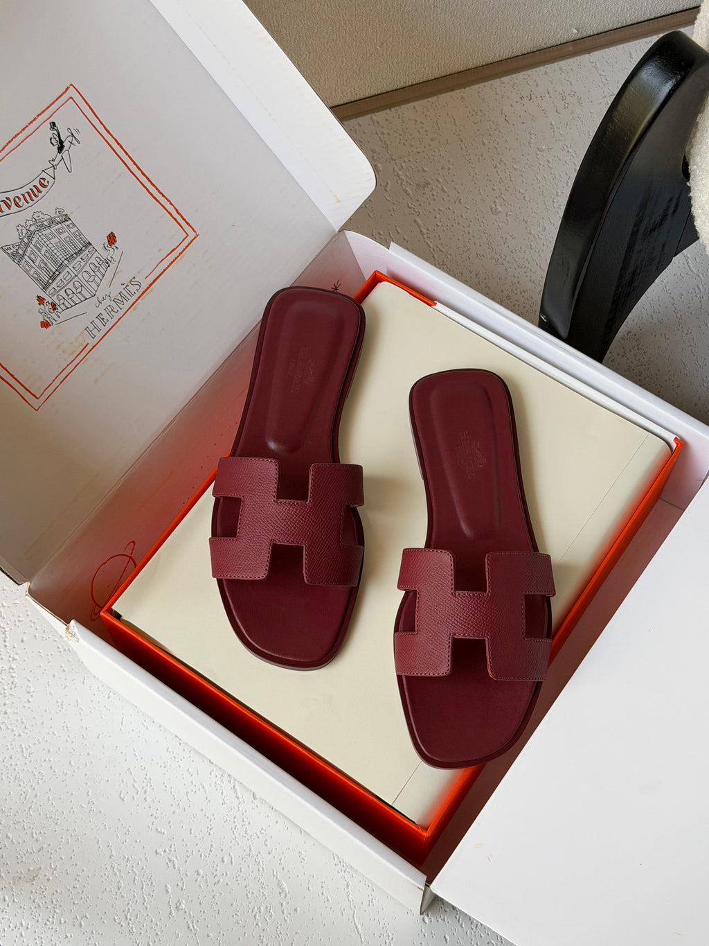 Hermes Oran Sandals