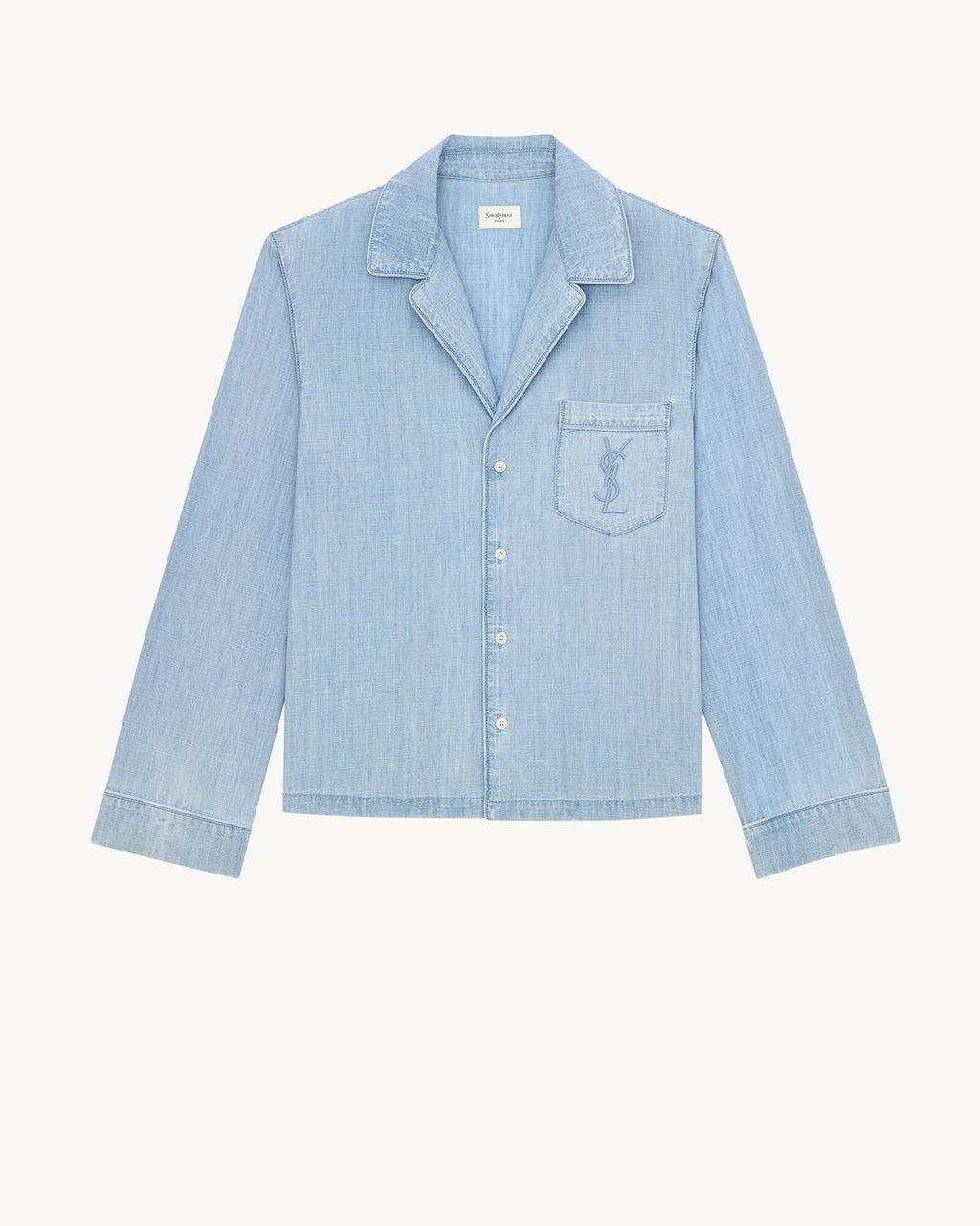 Saint Laurent Cassandre Denim Shirt