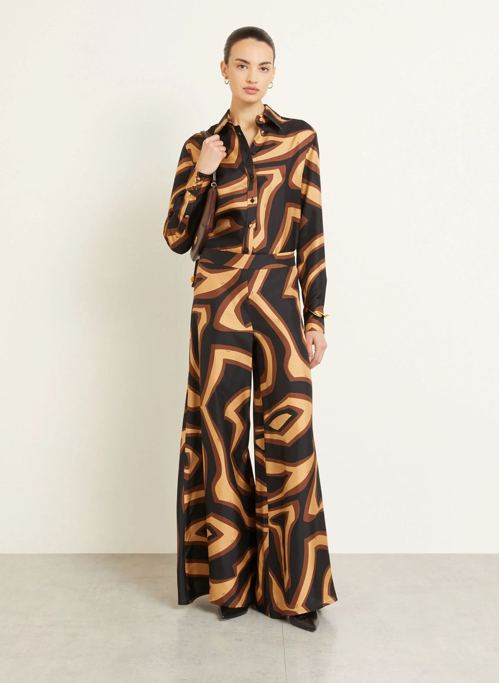 Buy Pucci Black Labirinto Wide-leg Pants Set