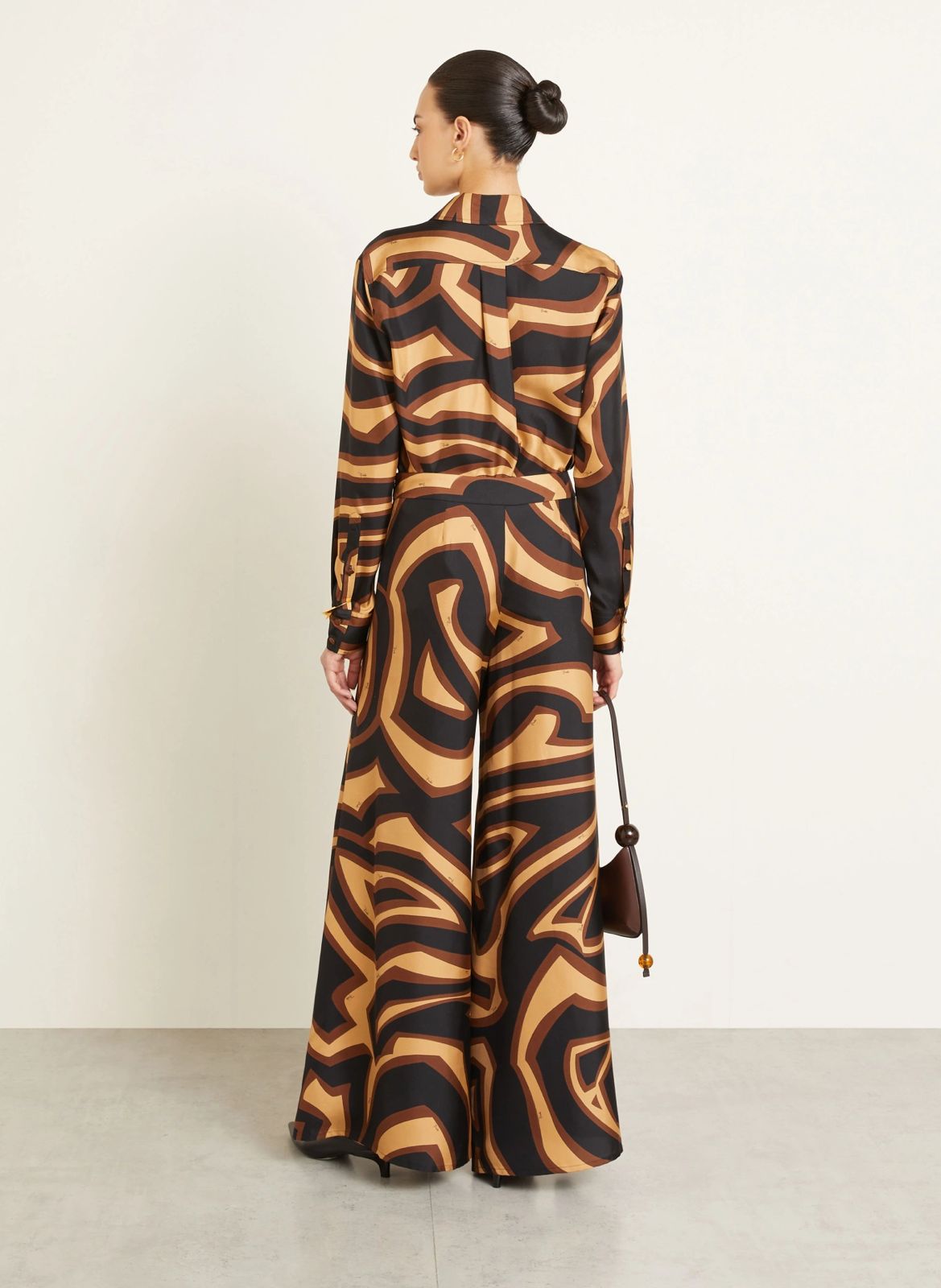 Buy Pucci Black Labirinto Wide-leg Pants Set