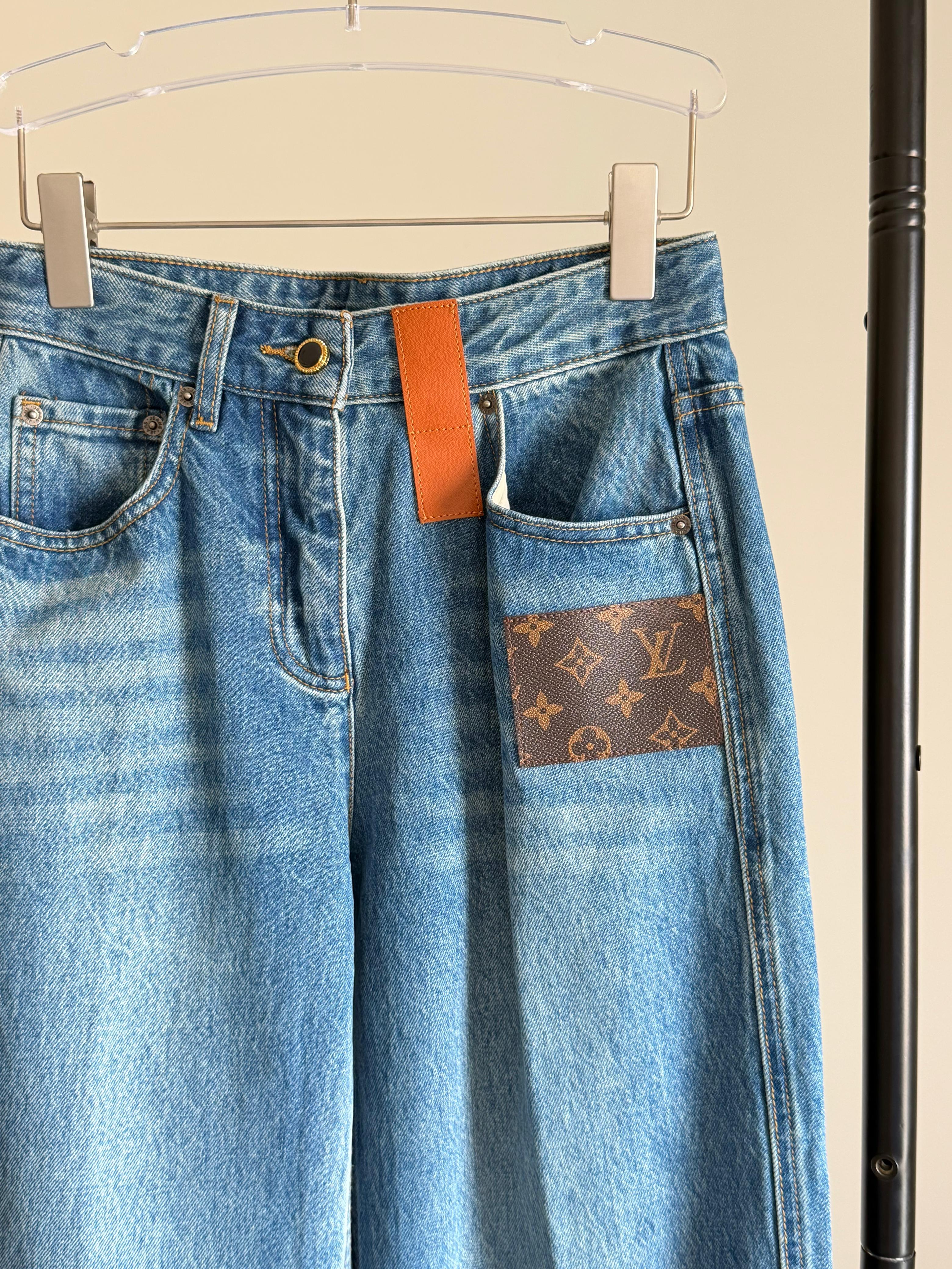 Louis Vuitton Monogram Flared Jeans