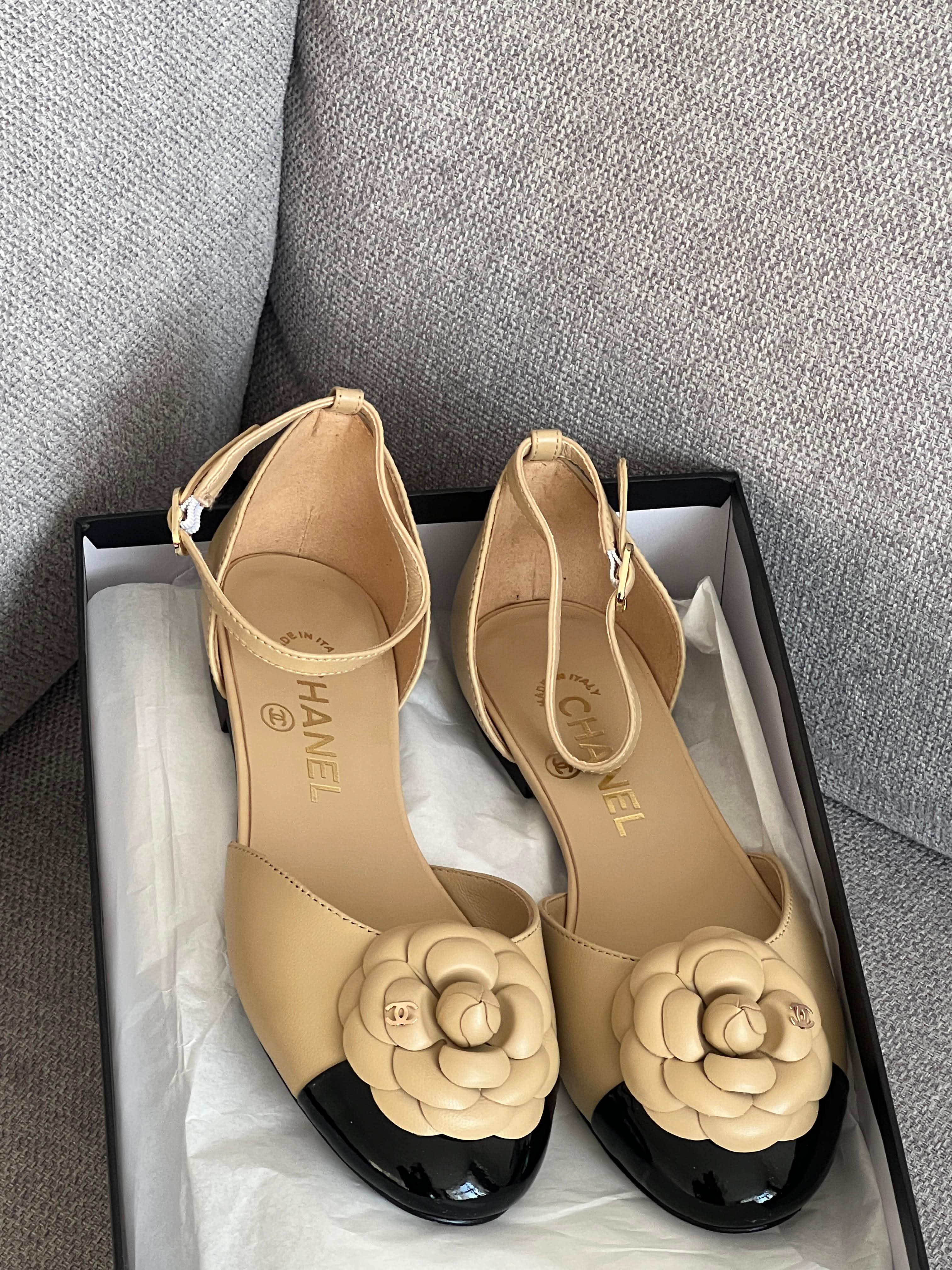 Chanel CC flats