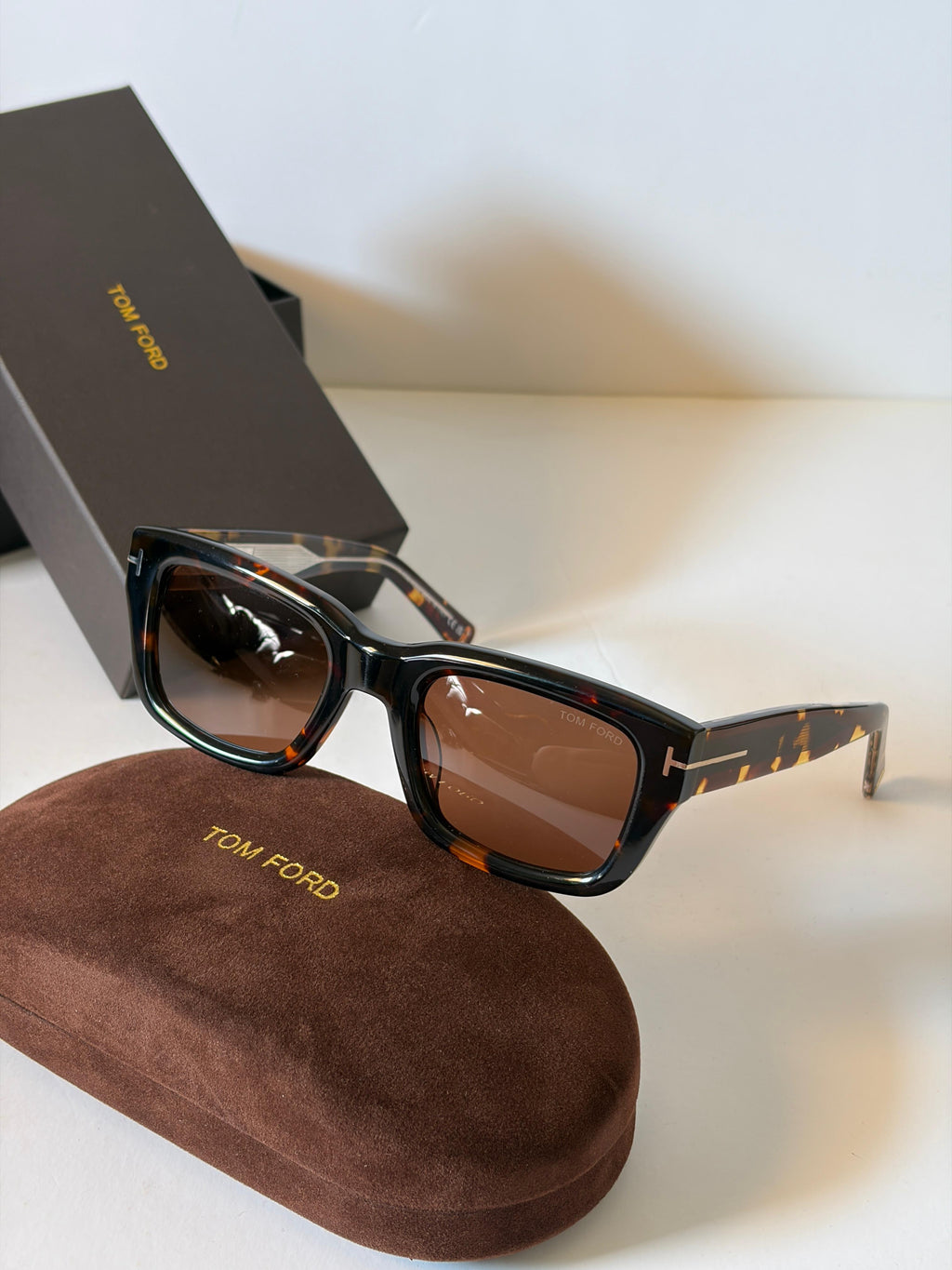 TOM FORD Icon Unisex Rectangle Sunglasses