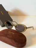 Tom Ford Brown Raffa Round Sunglasses