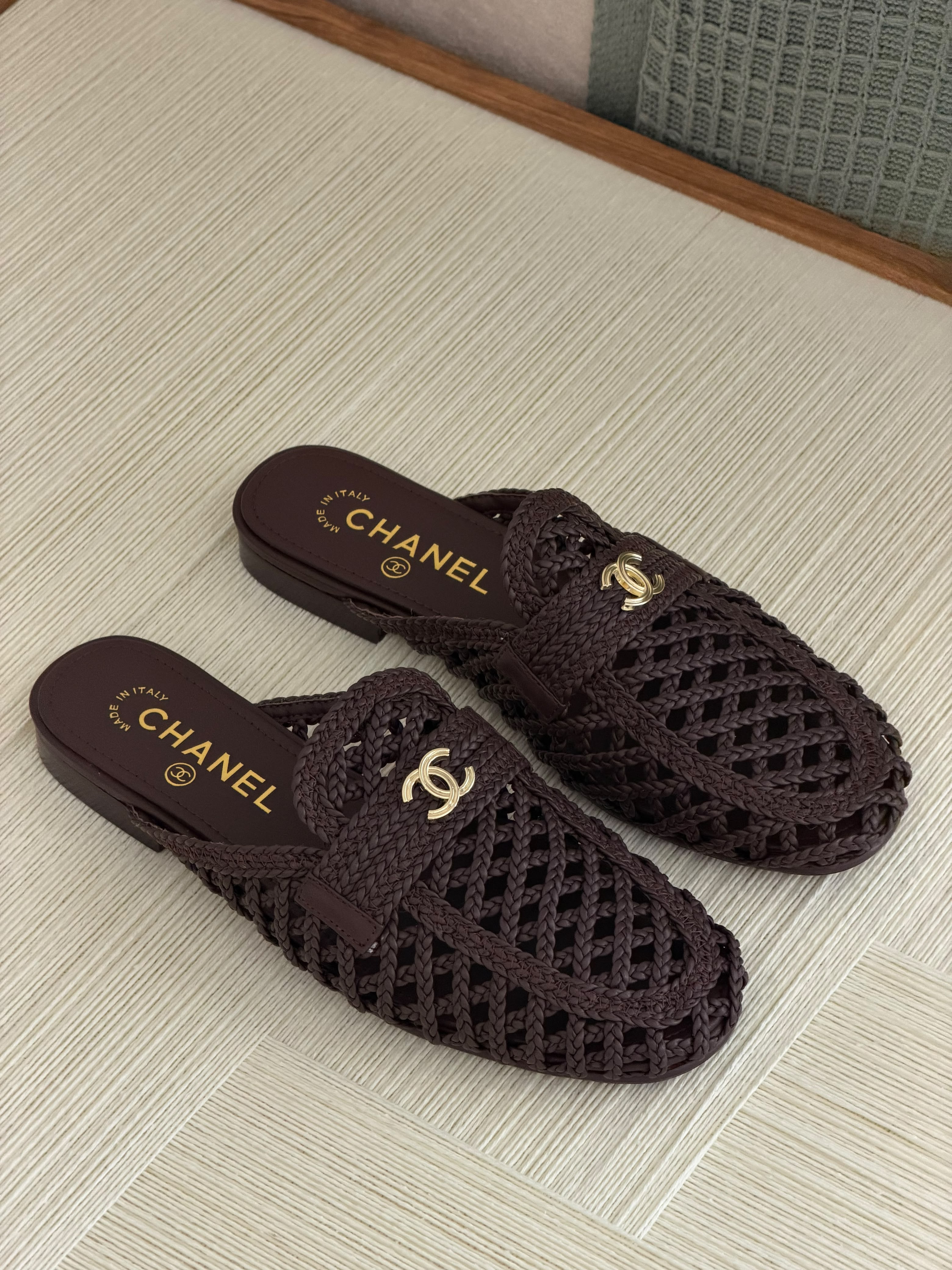 Chanel Mocassins Mules- Lambskin
