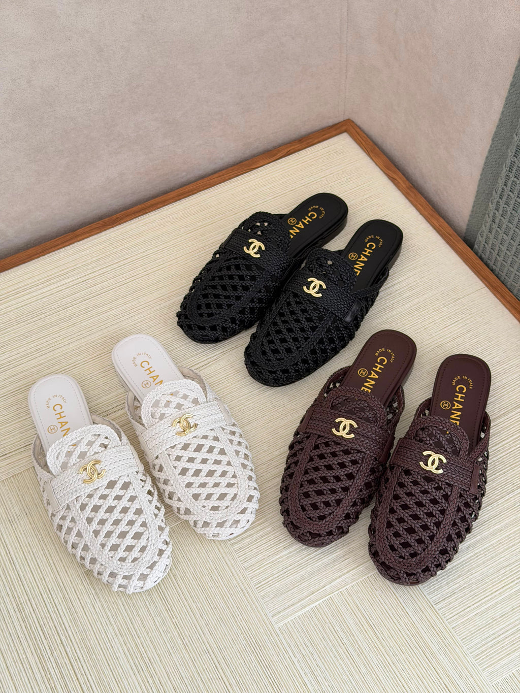 Chanel Mocassins Mules- Lambskin