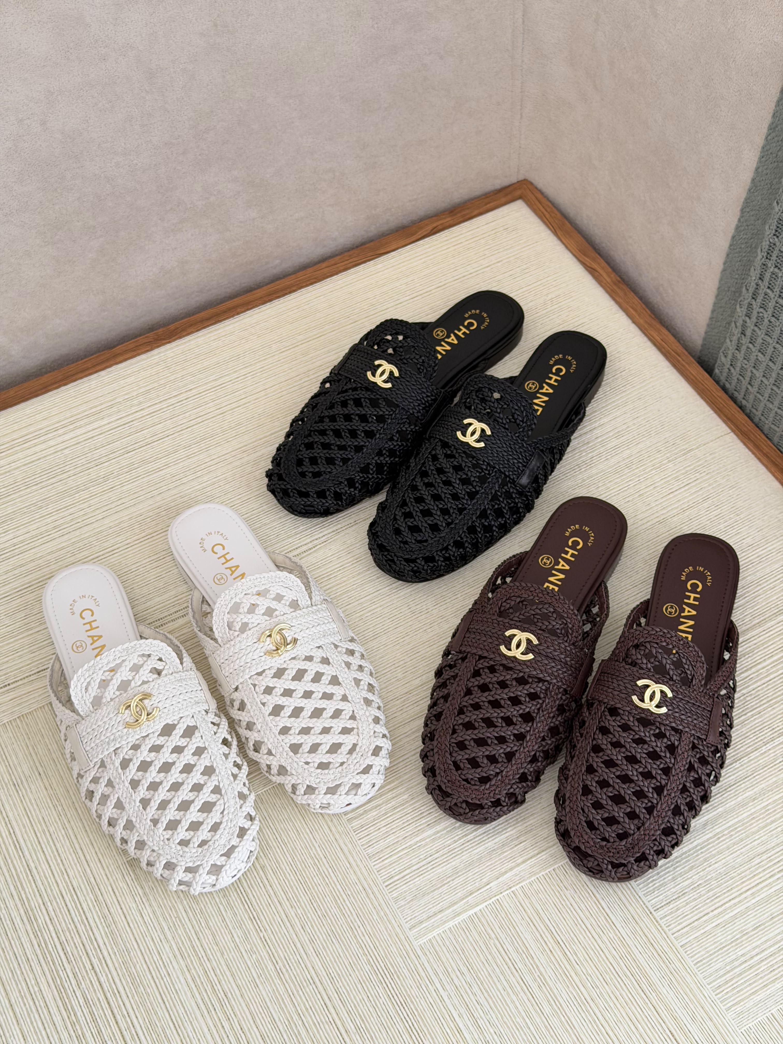 Chanel Mocassins Mules- Lambskin