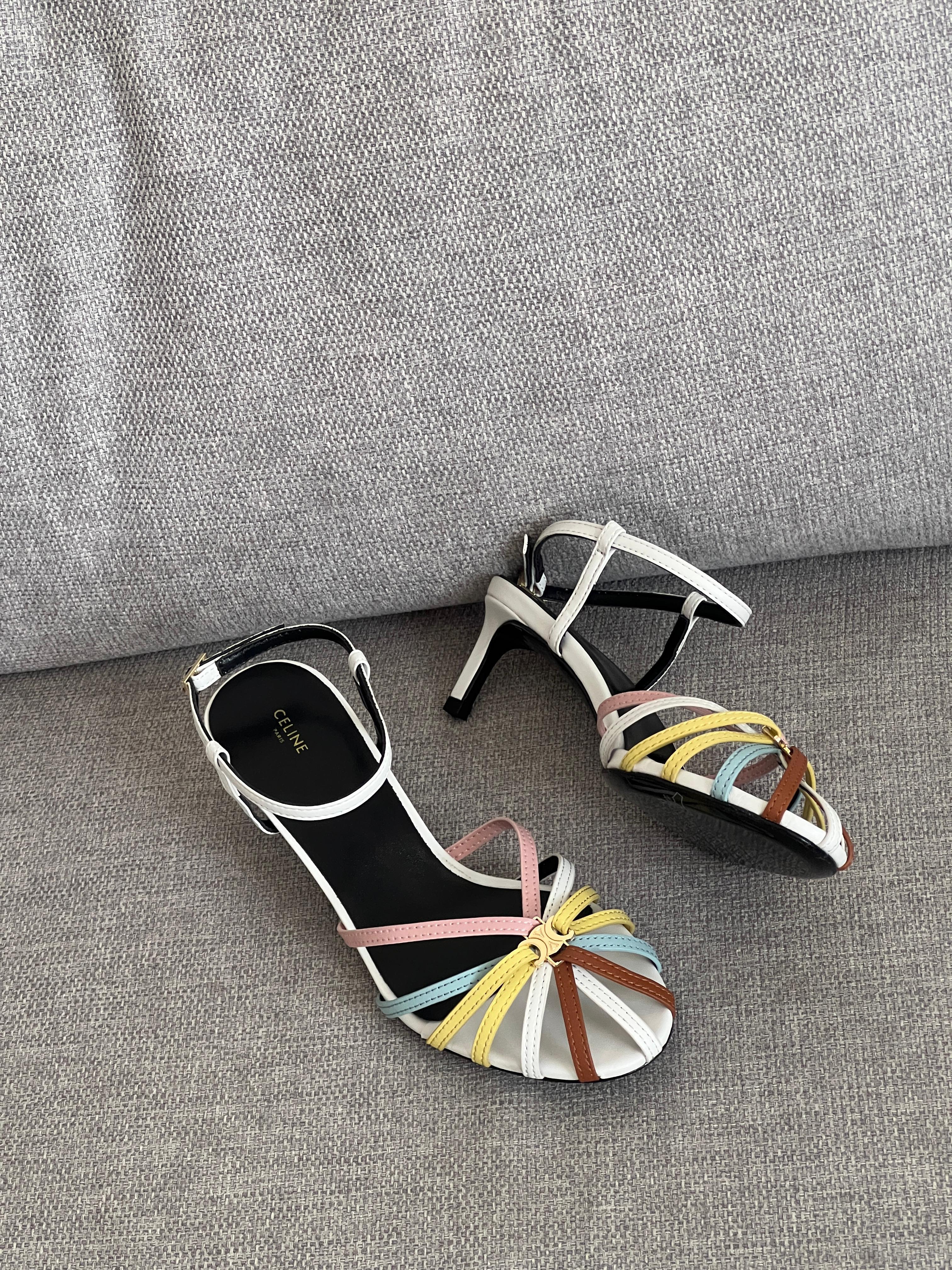 CELINE TRIOMPHE SANDAL IN LAMBSKIN