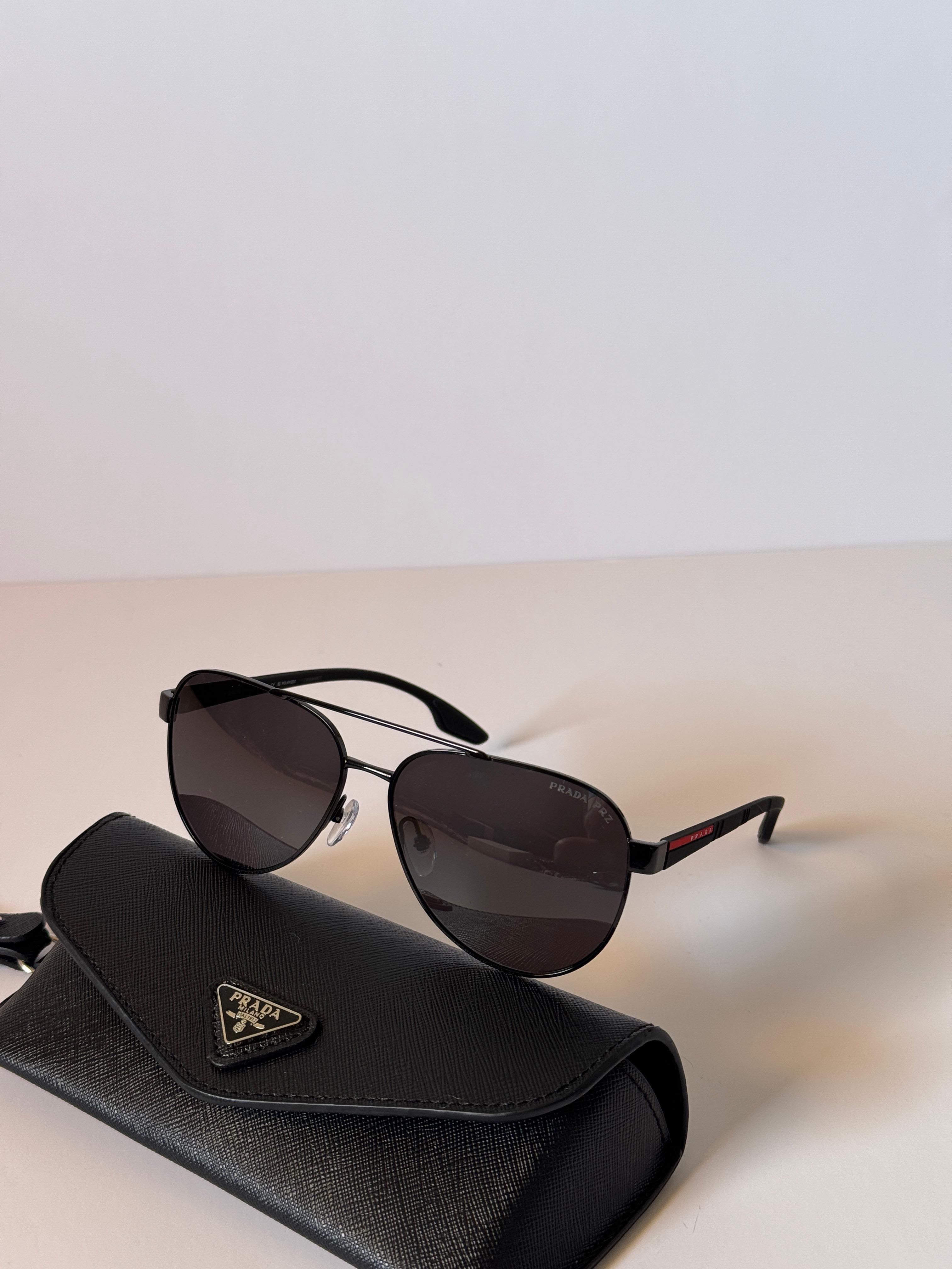 Prada Linea Rossa Men's Oval Sunglasses