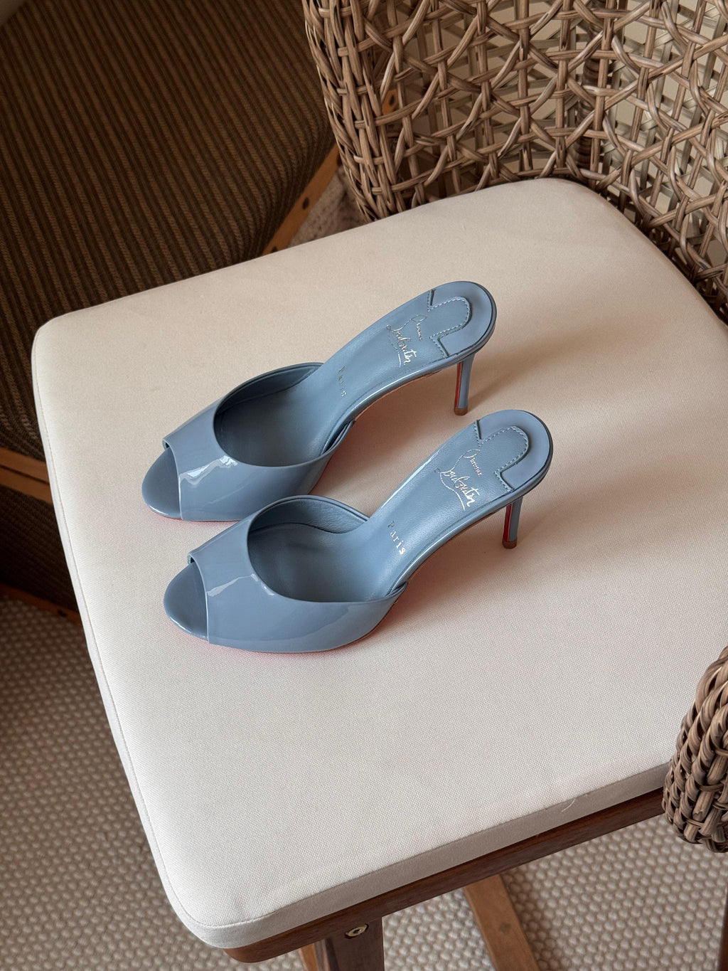 Christian Louboutin Patent Me Dolly 100 Sandals