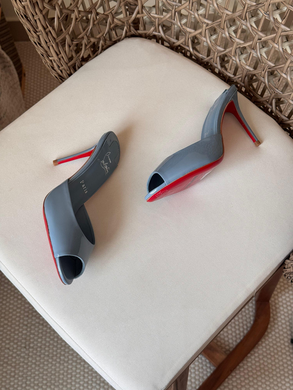 Christian Louboutin Patent Me Dolly 100 Sandals