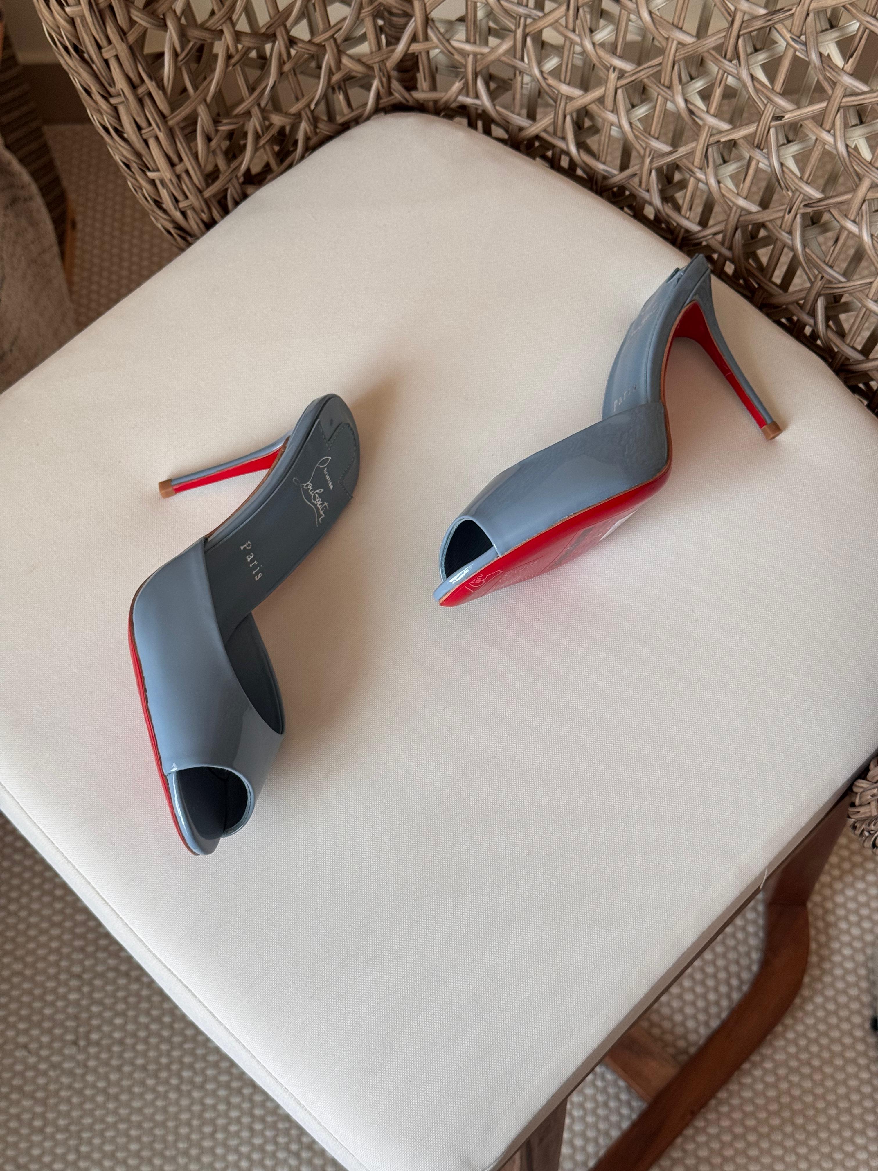 Christian Louboutin Patent Me Dolly 100 Sandals