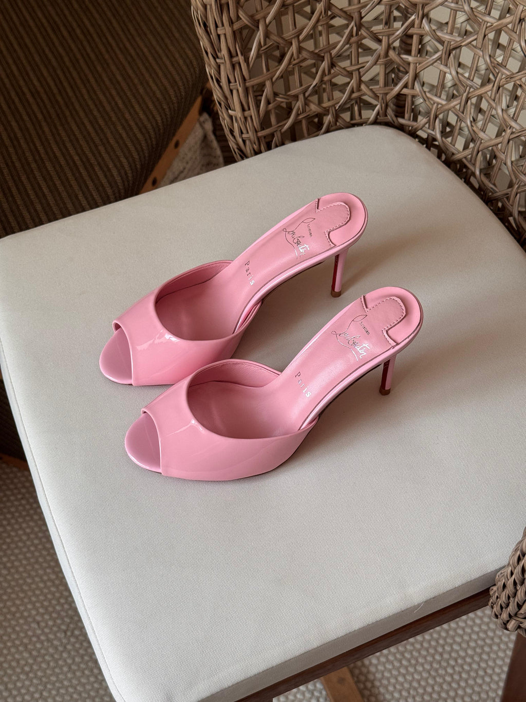 Christian Louboutin Patent Me Dolly 100 Sandals