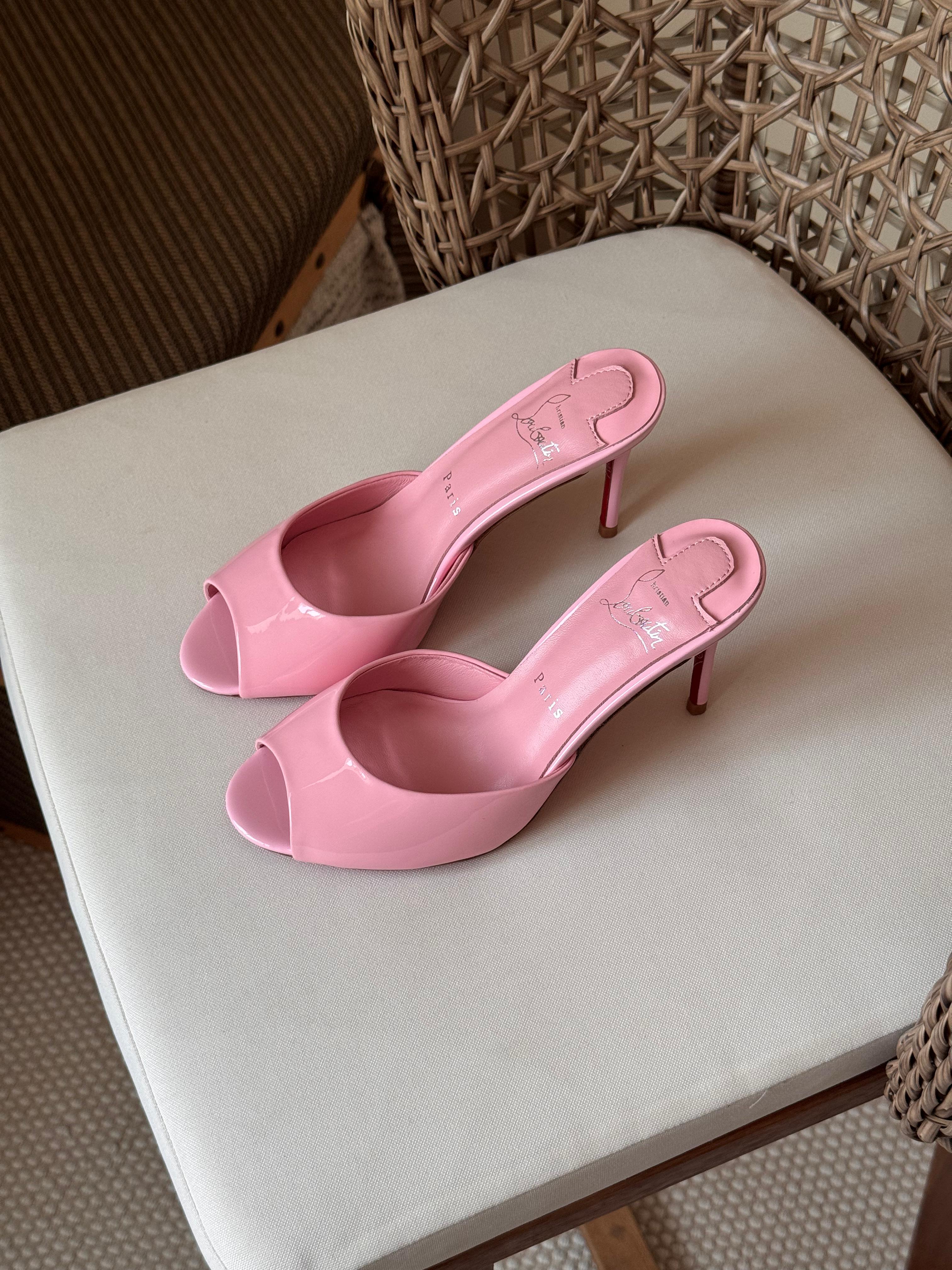 Christian Louboutin Patent Me Dolly 100 Sandals